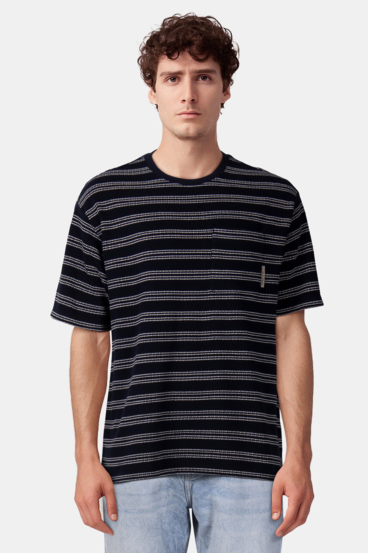 SS STRIPE JACQUARD NIGHT SKY 1