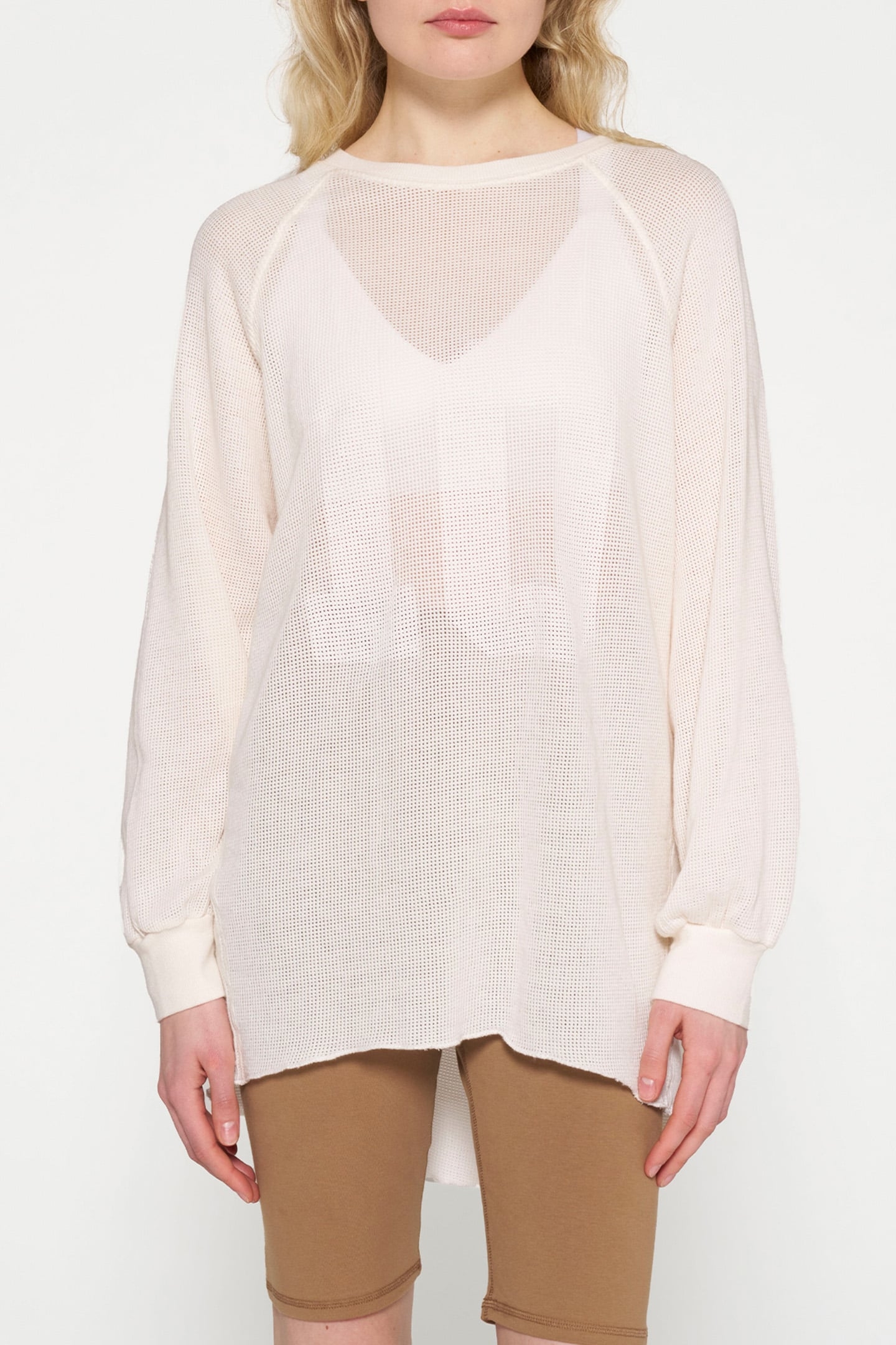 TUNIC MESH ECRU 1