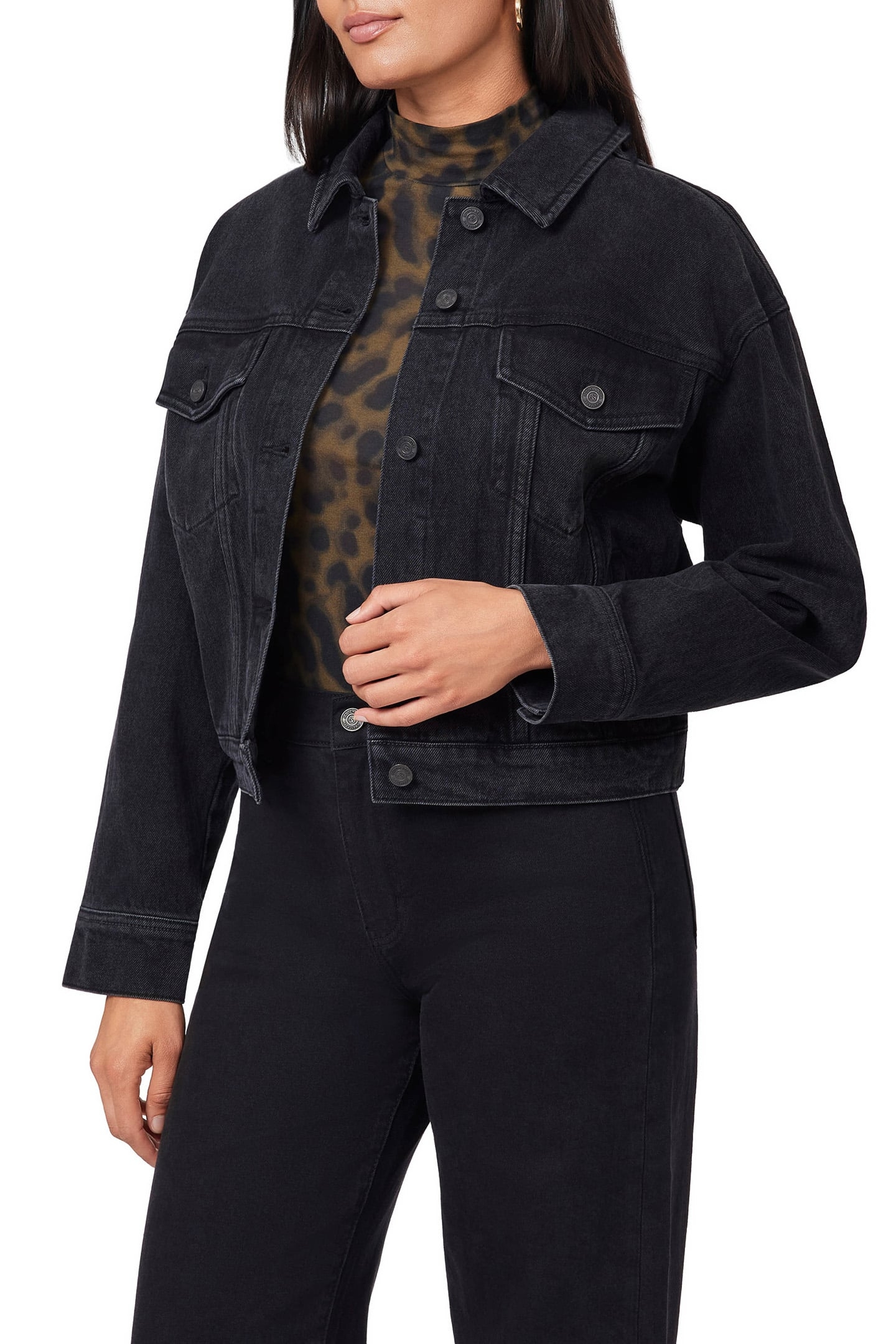 DENIM CROPPED JACKET JOURNEY WASH 5