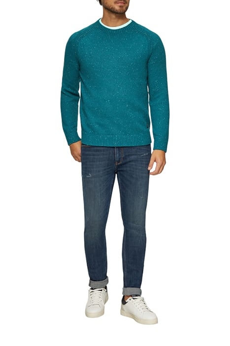S.OLIVER PULLOVER BLUE GREEN 2