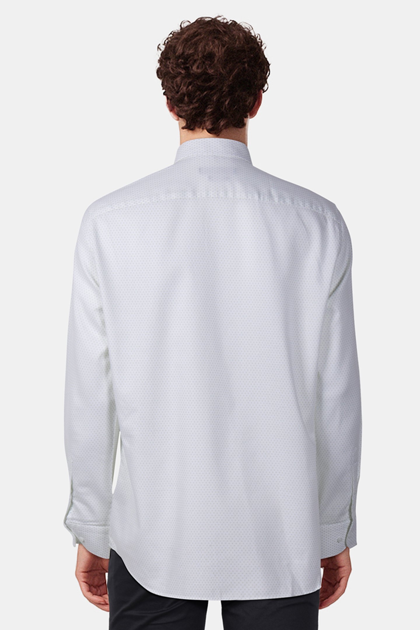 CL - TWILL PRT RF SHIRT WHITE/OPAL GREEN 2