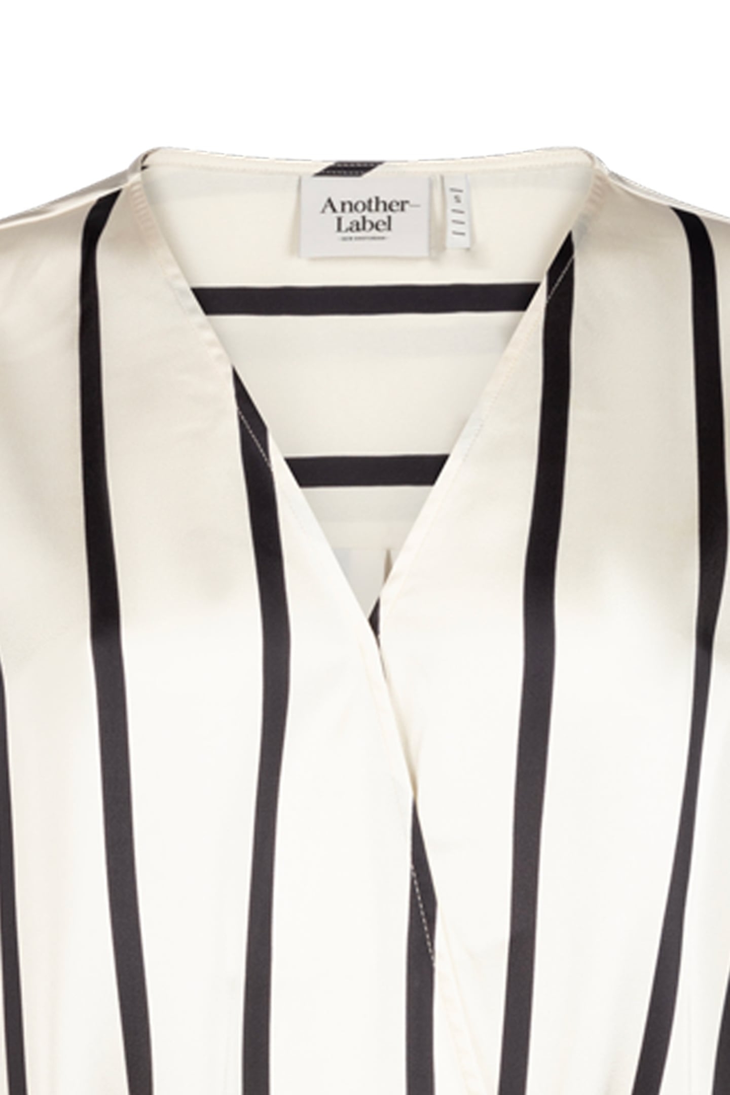 ELISA TOP LONG SLEEVE BLACK WHITE STRIPE 3