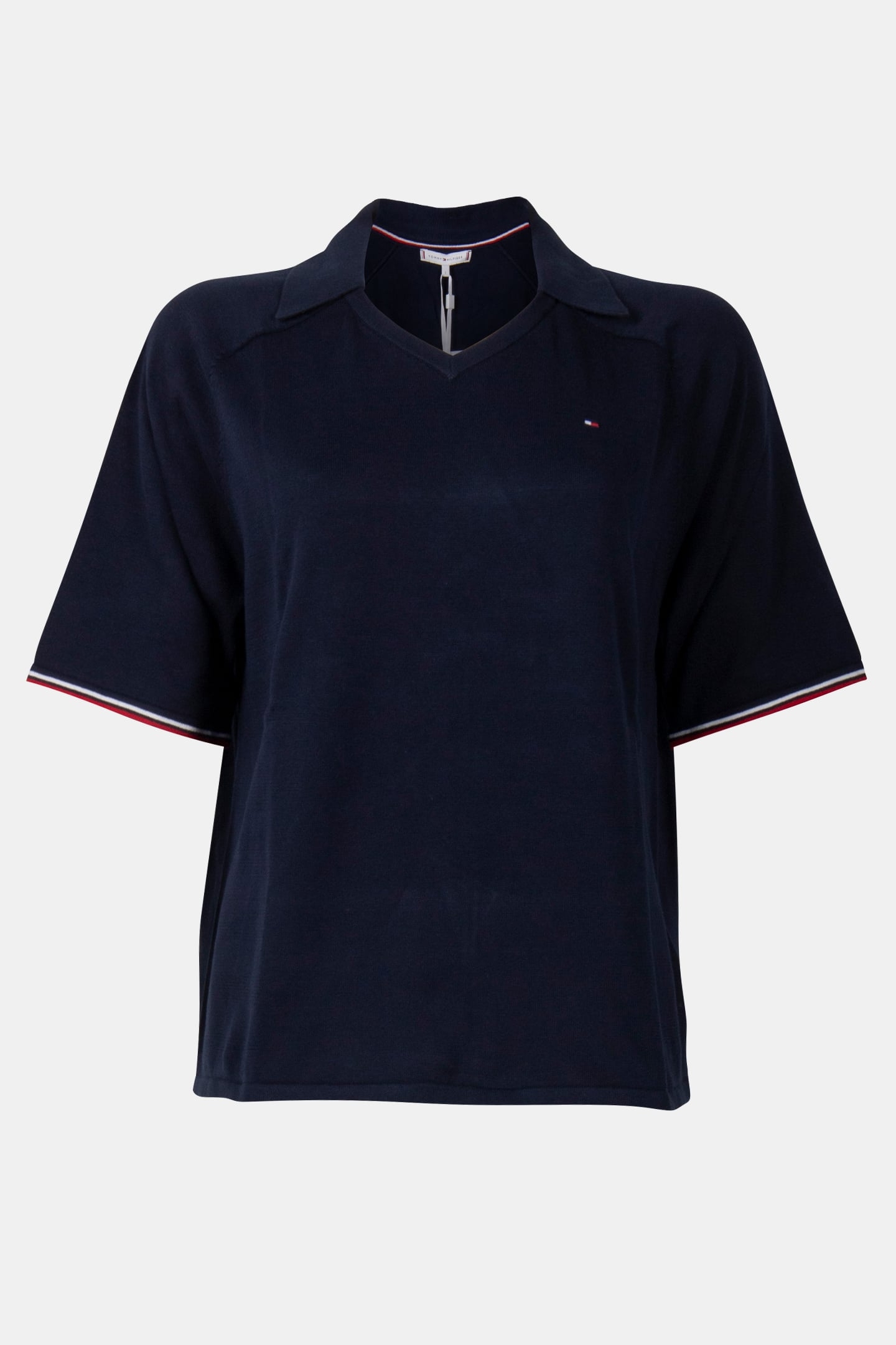 JERSEY STITCH POLO STD FIT NAVY 3