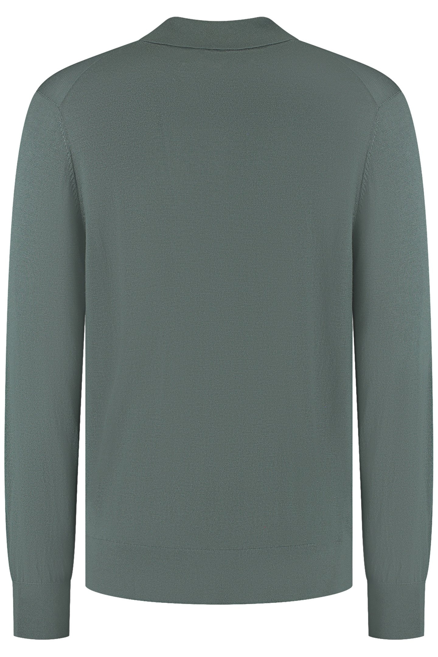 POLO LONG SLEEVE 100% MERINO FERNSTONE GREEN 3