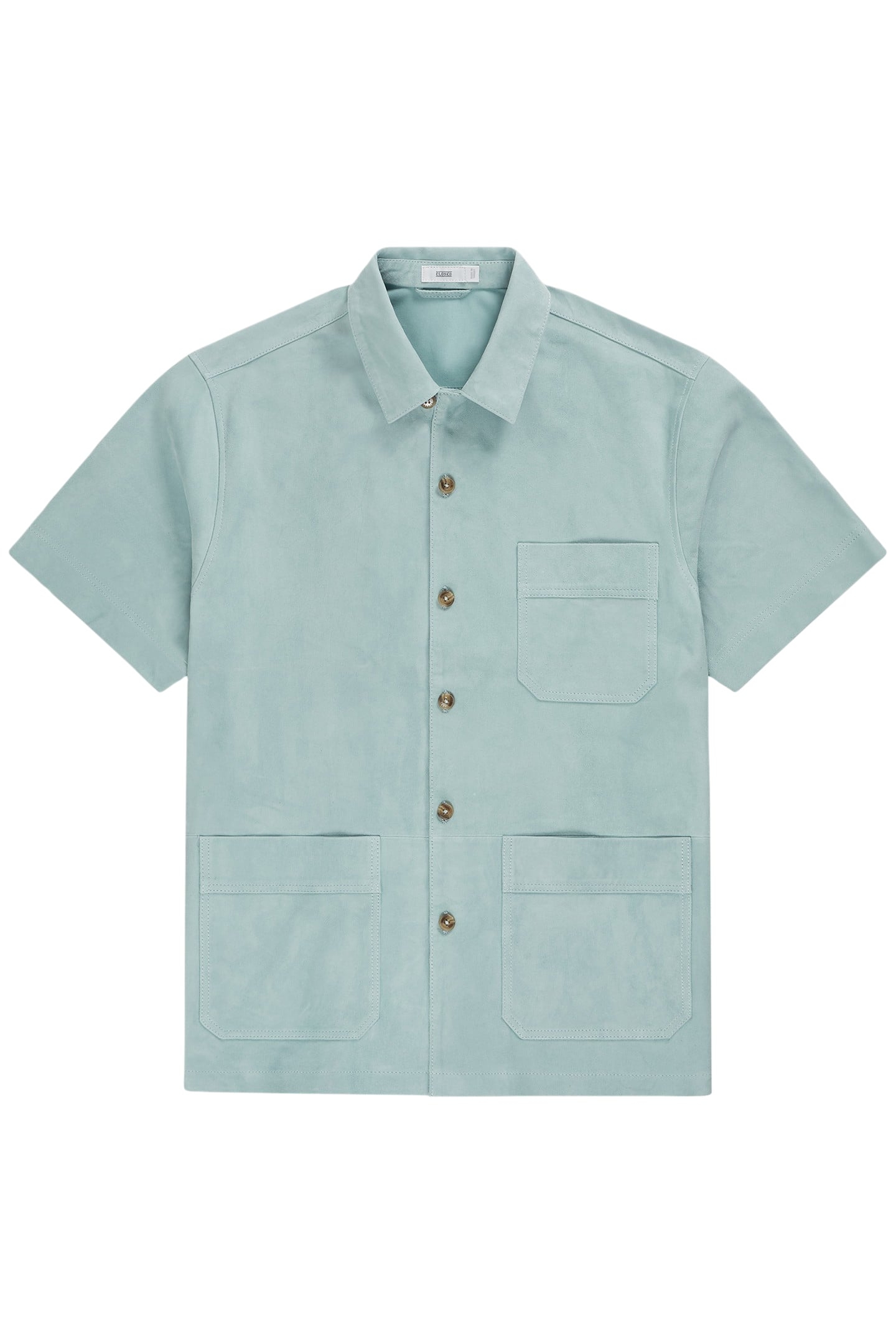 UTILITY SHORTSLEEVE SHIRT SHIRTS & BLOUSES BLUE AGAVE 3