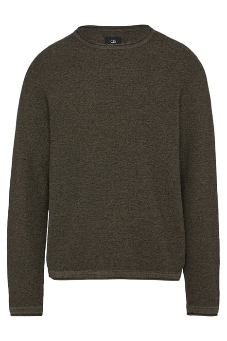 S.OLIVER-QS PULLOVER GREY/BLACK 4