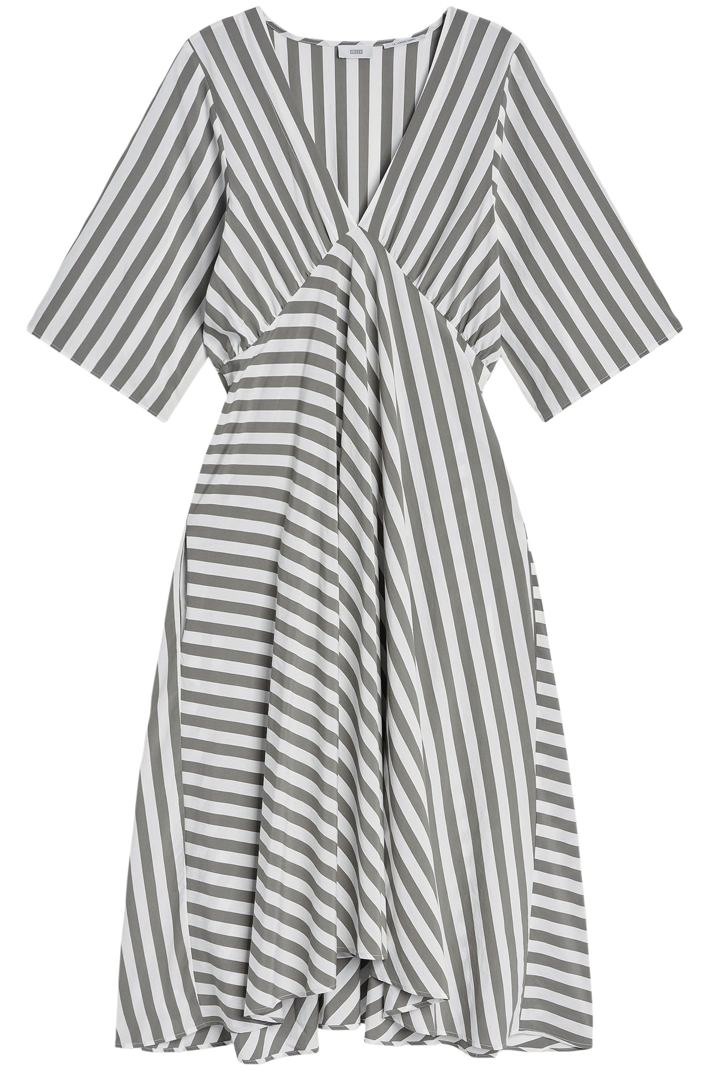 V-NECK DRESS DRESSES LIGHT MOSS GREEN 3