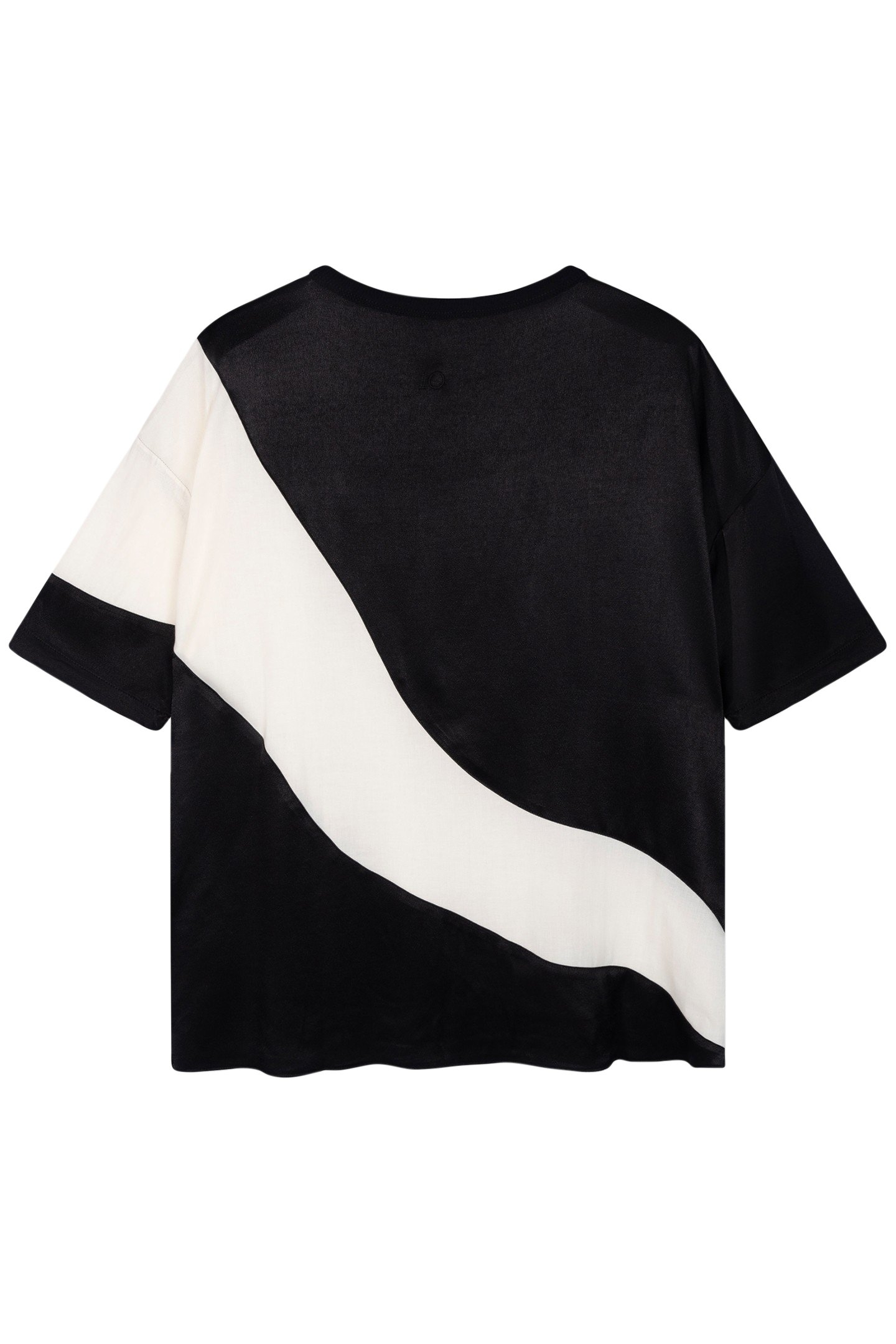 TEE BLOUSE CONTRAST BLACK 5