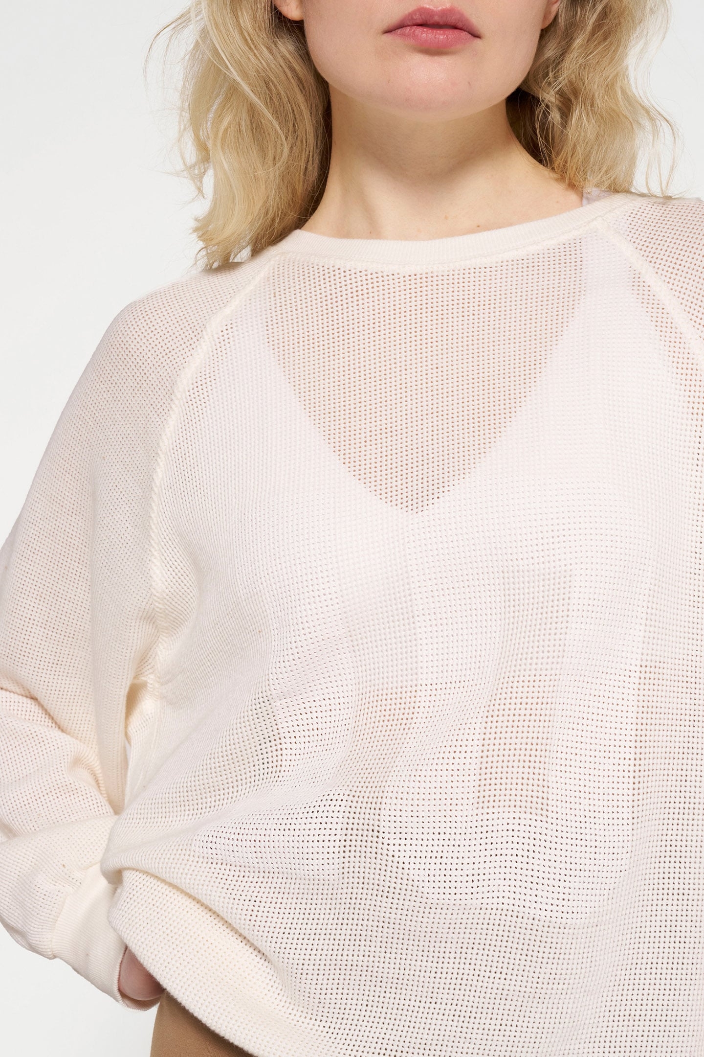 TUNIC MESH ECRU 6