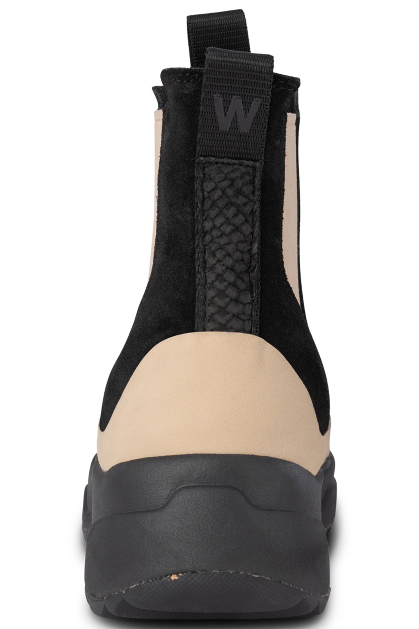 SOLVEIG SUEDE WATERPROOF BLACK/COFFEE CREAM 3