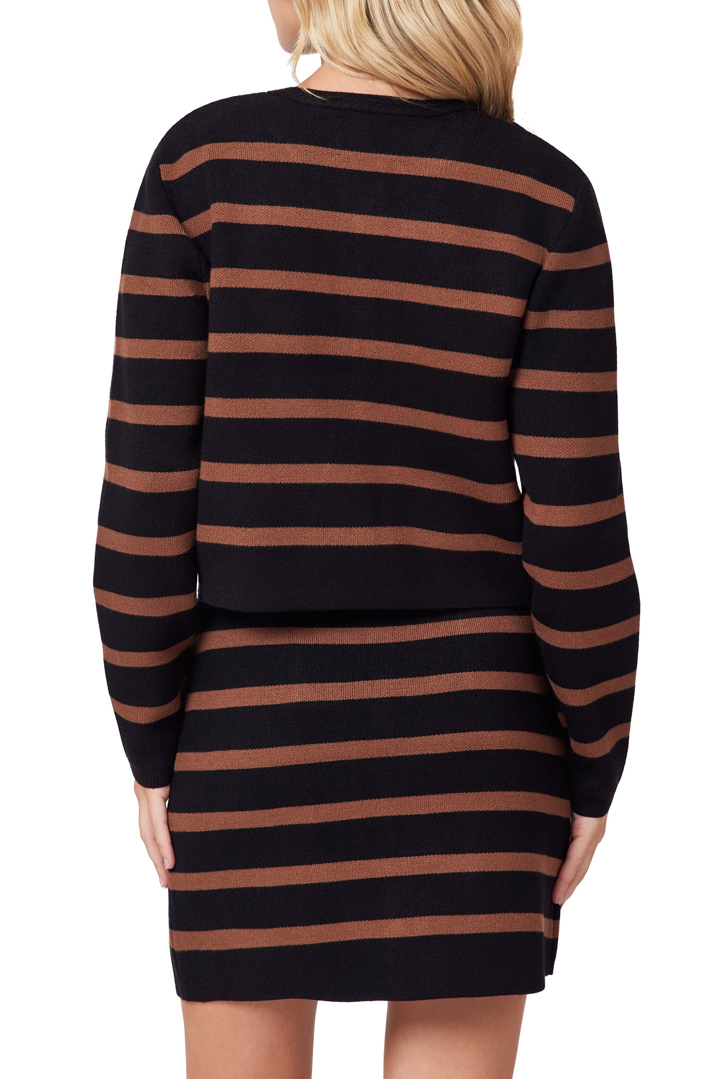 SWEATER BLACK NIGHT/ NUTHATCH STRIPE 2