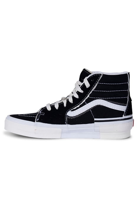 SK8-HI RECONSTRUCT BLACK/TRUE WHITE 3
