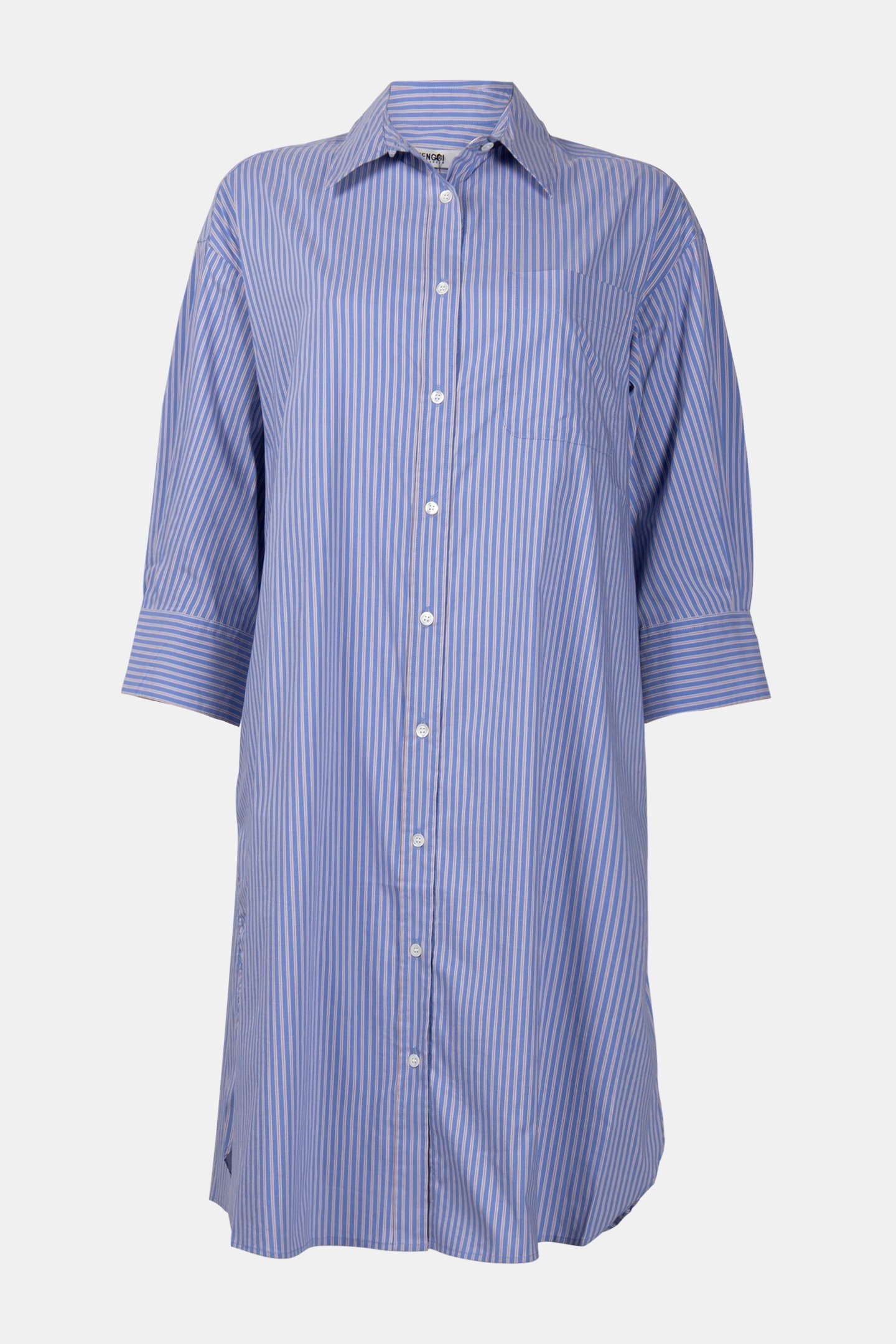 COTTON SHIRT DRESS BLUETTE 3