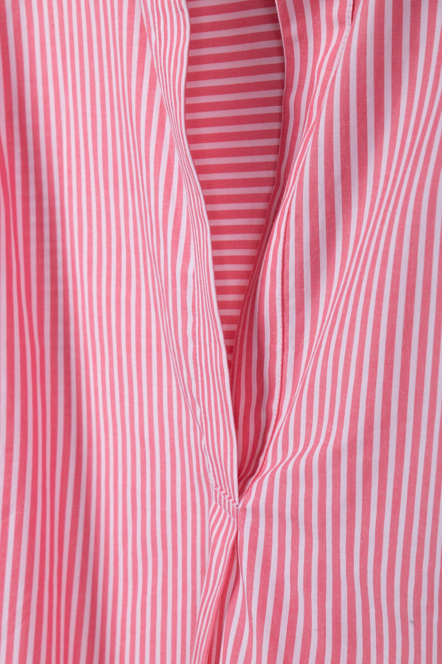STRIPE POPLIN LONG SLEEVE POPOVER CAMELLIA/WHT TICKSTP 4
