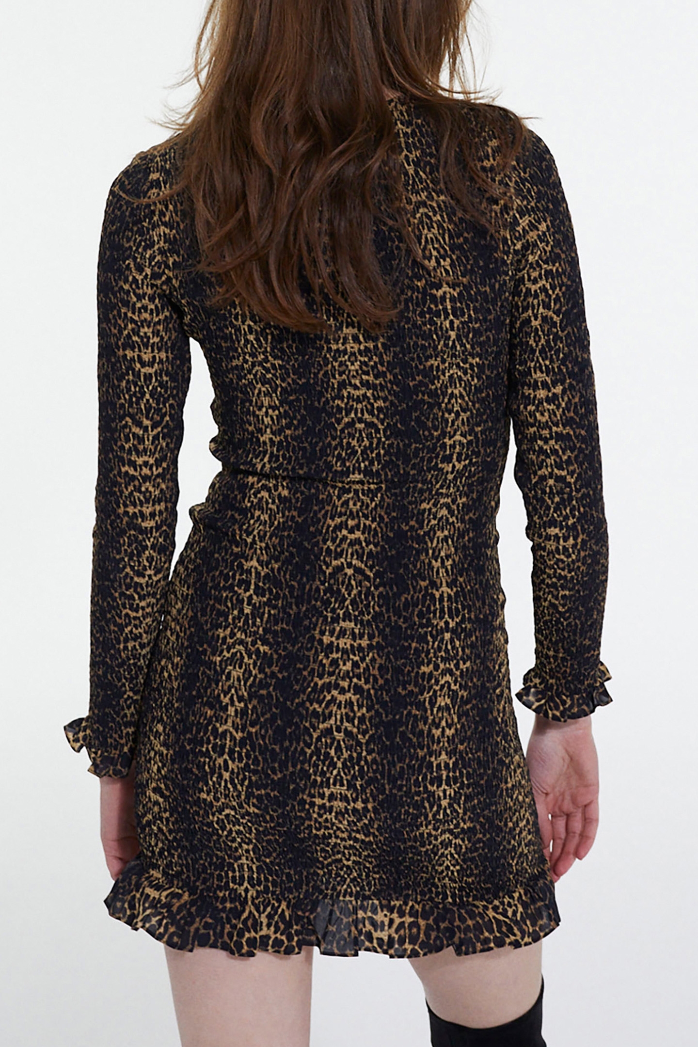 ROBE SMOCK STRIPY LEOPARD 2