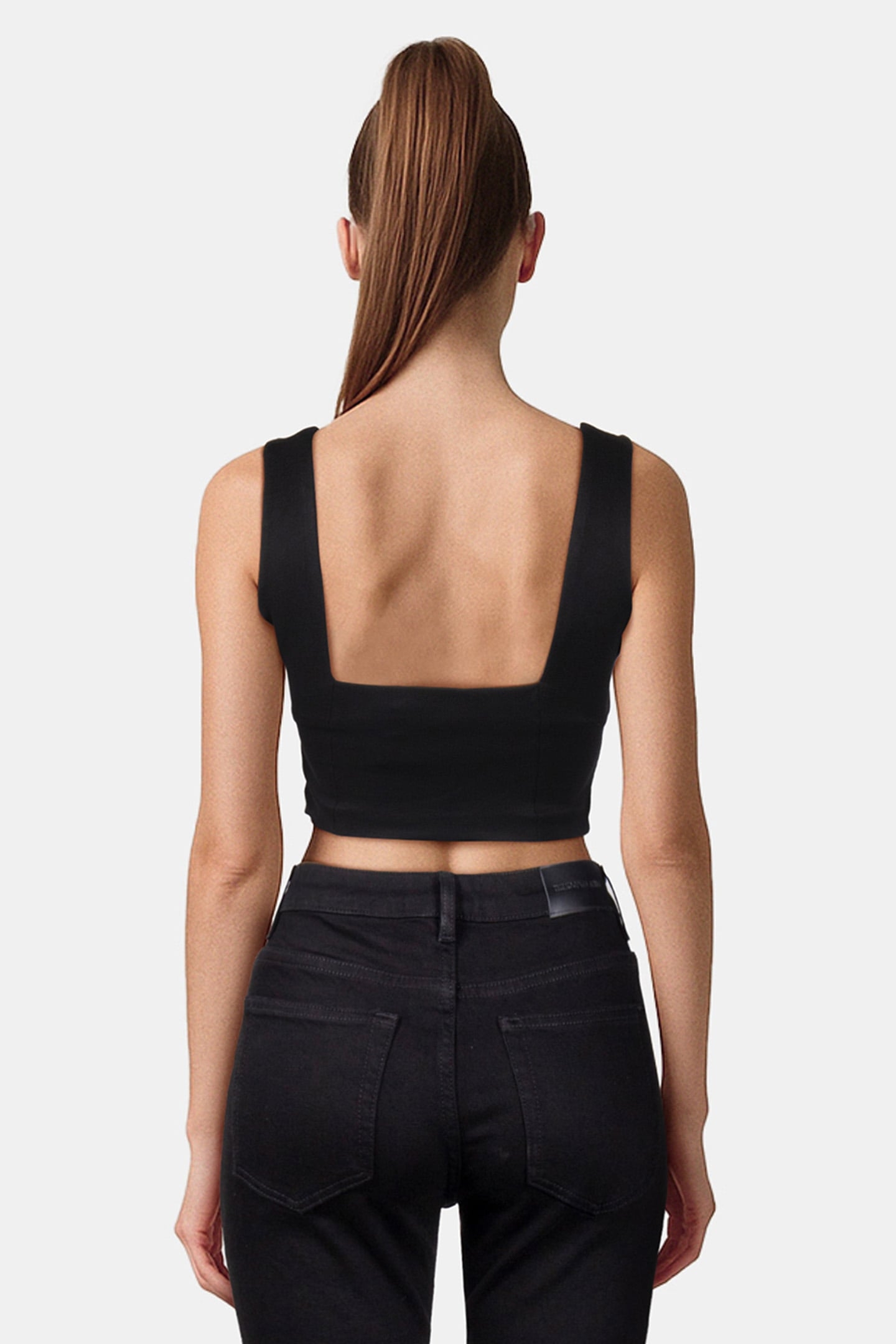 MILANO SLEEVELESS TOP BLACK 2