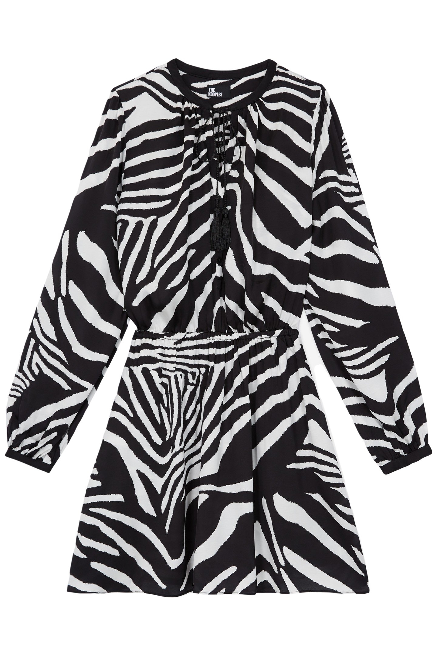 ROBE PRINT ZEBRA BLACK WHITE 5