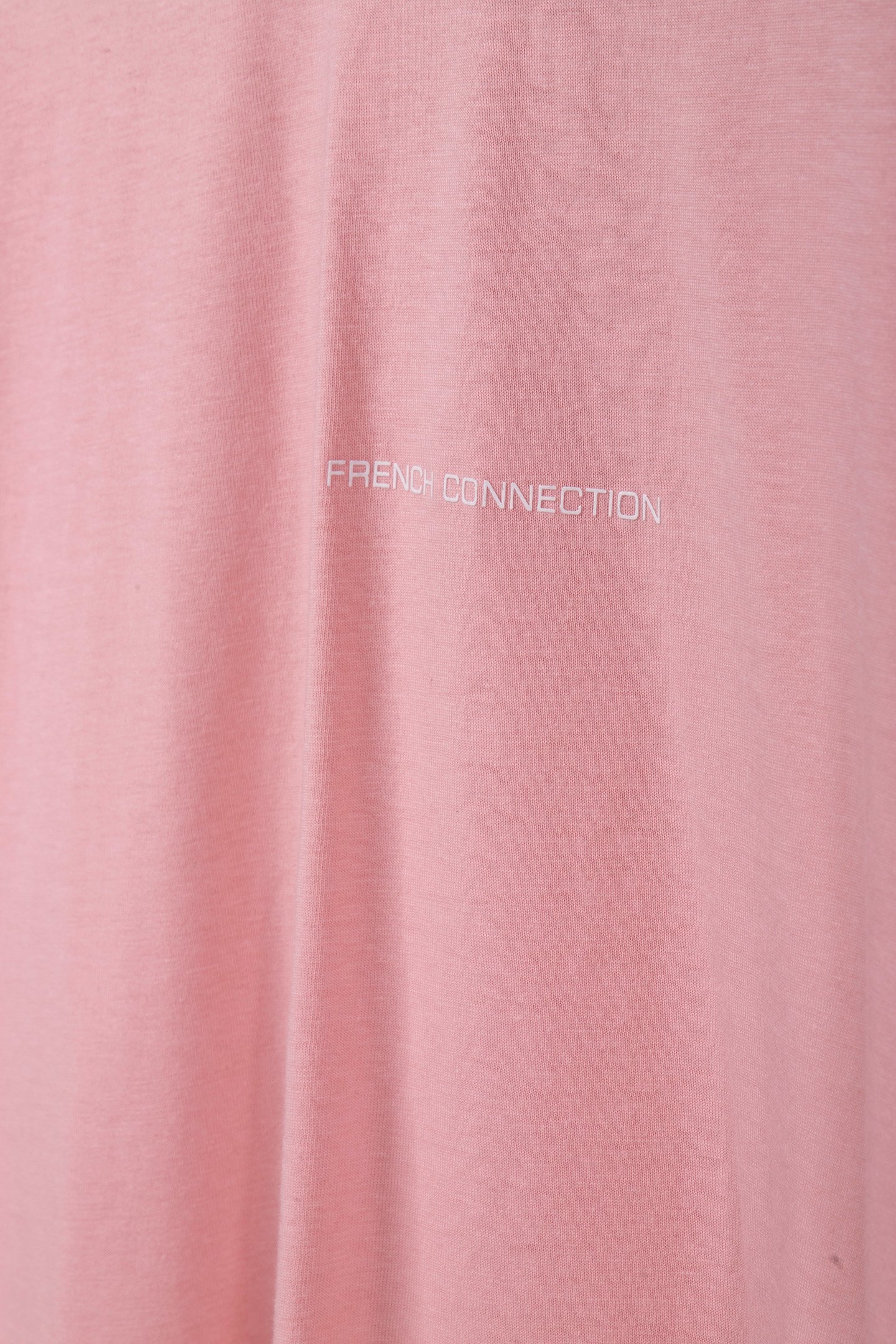 FRENCH CONNECTION TEE WASHED PINK/WHITE 4