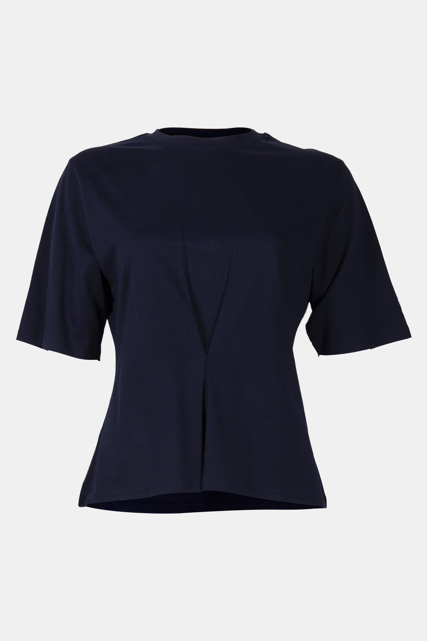 BRUSHED PLEAT TEE MIDNIGHT 3