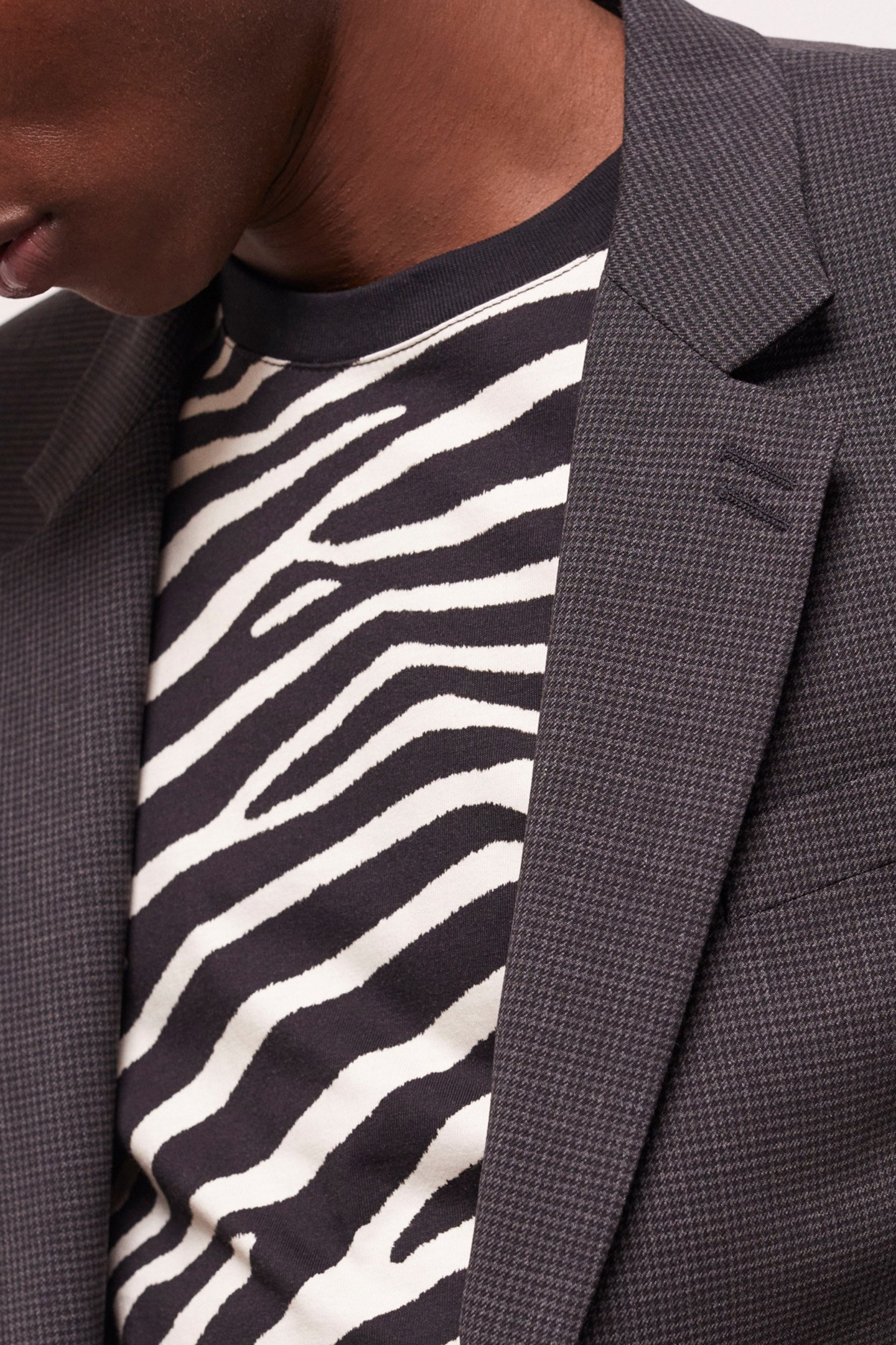 FITTED SUIT GARMENTS BLACK GREY 5