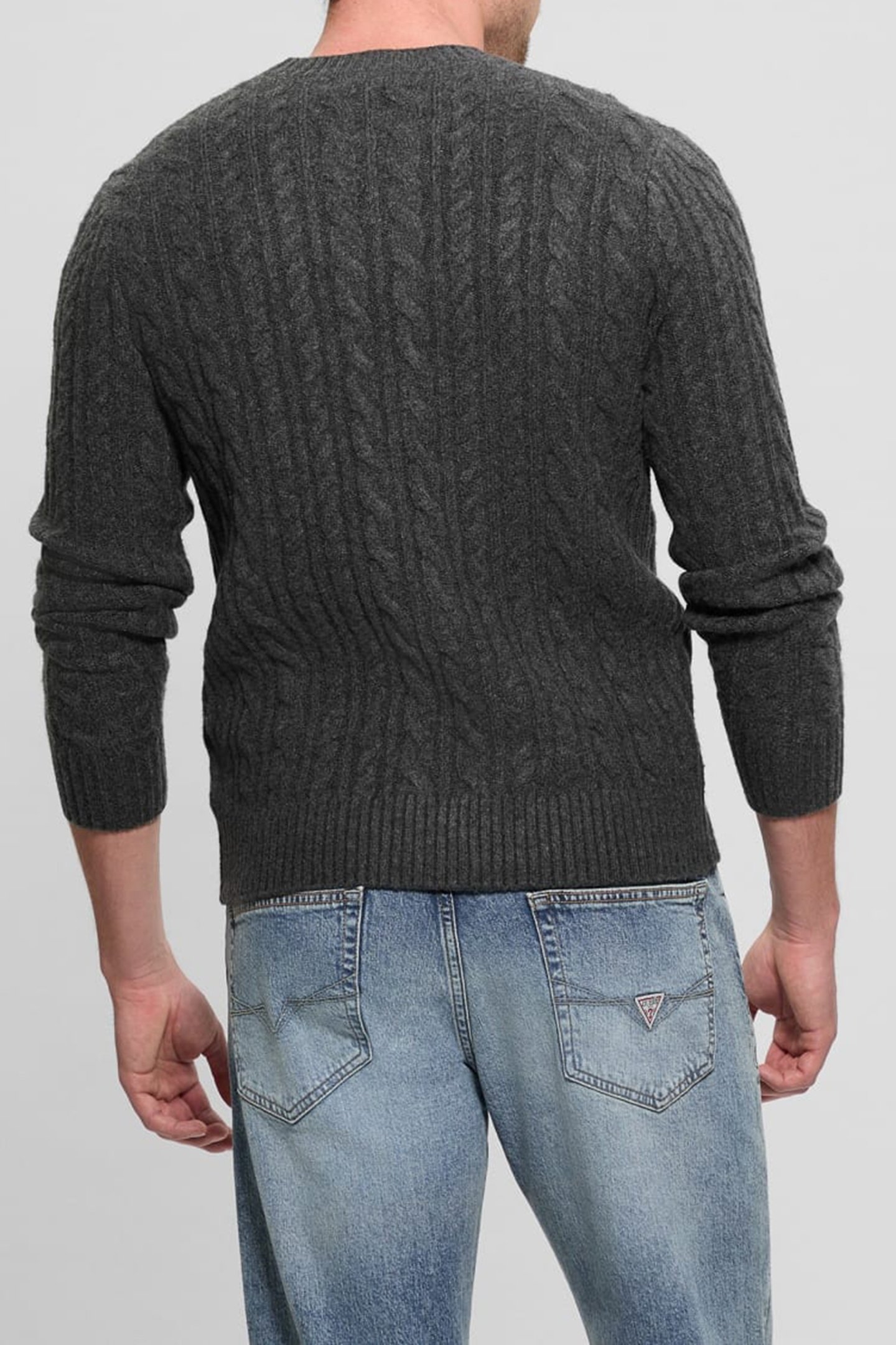 ELWYN CN CABLE SWTR MARBLE HEATHER 2