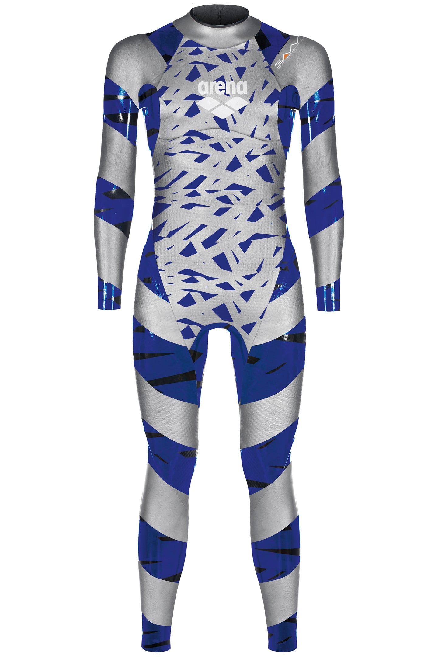 W CARBON WETSUIT SILVER BLUE 4