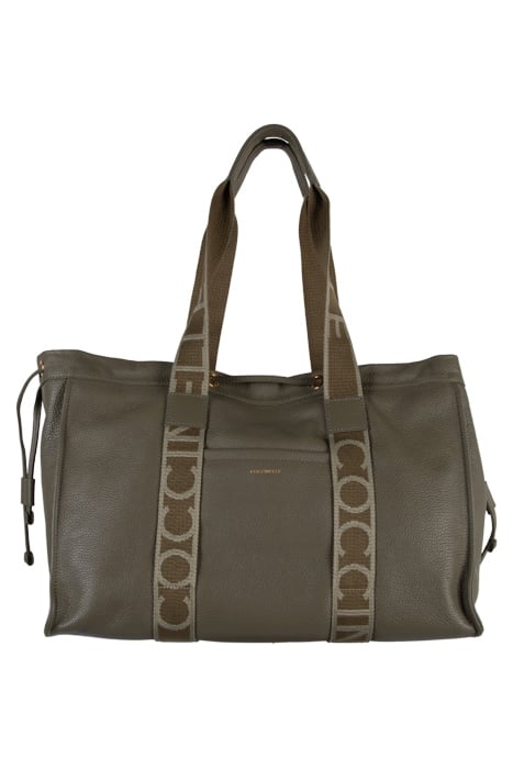 GRAINED LEATHER SIGNATURE TOTE BAG 2