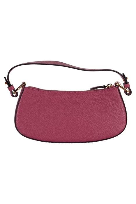 MINI SHOULDER BAG IN GRAINED LEATHER IN ROSEWOOD 2