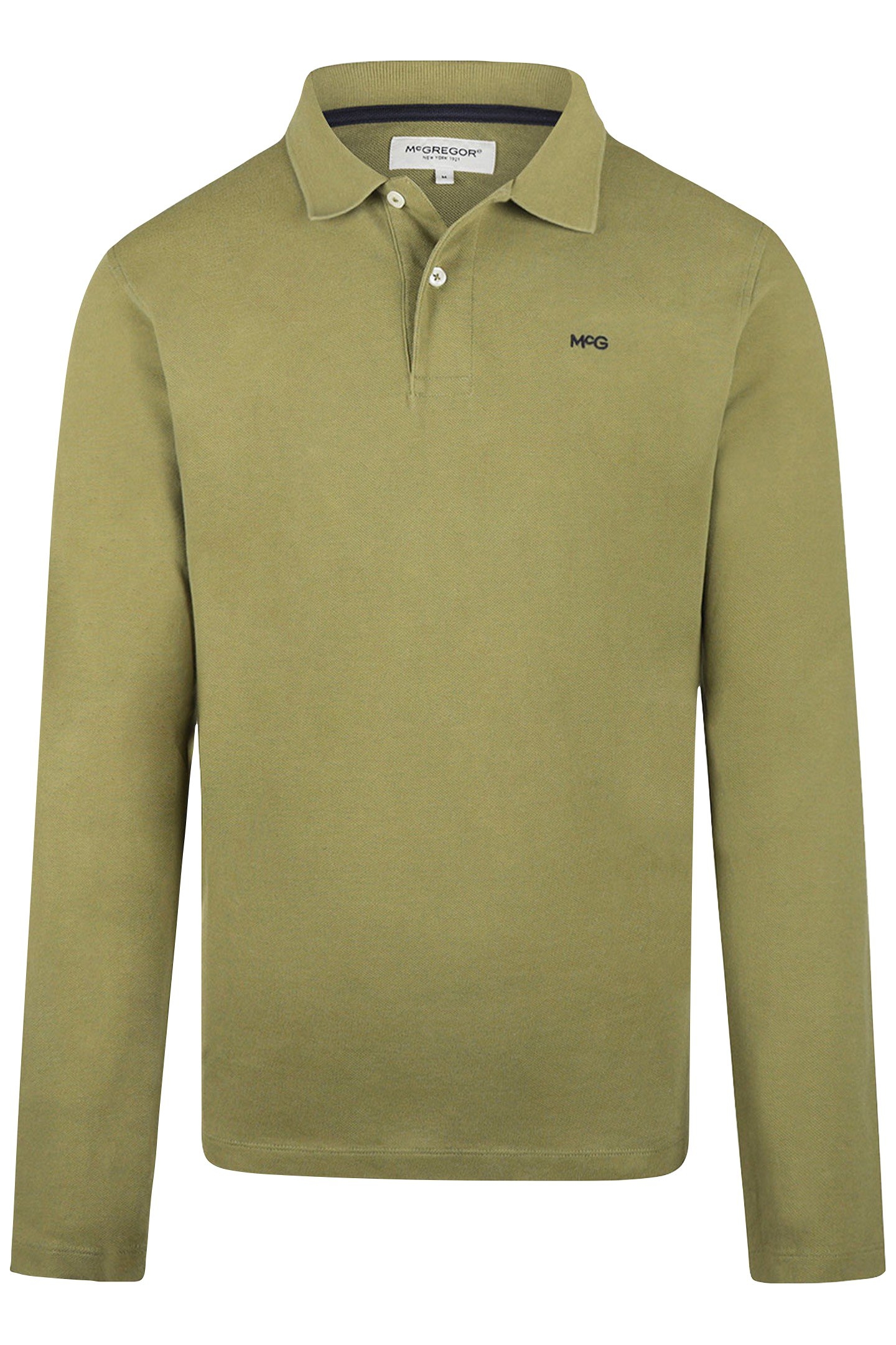 CLASSIC POLO LONG SLEEVES MOSS GREEN 1