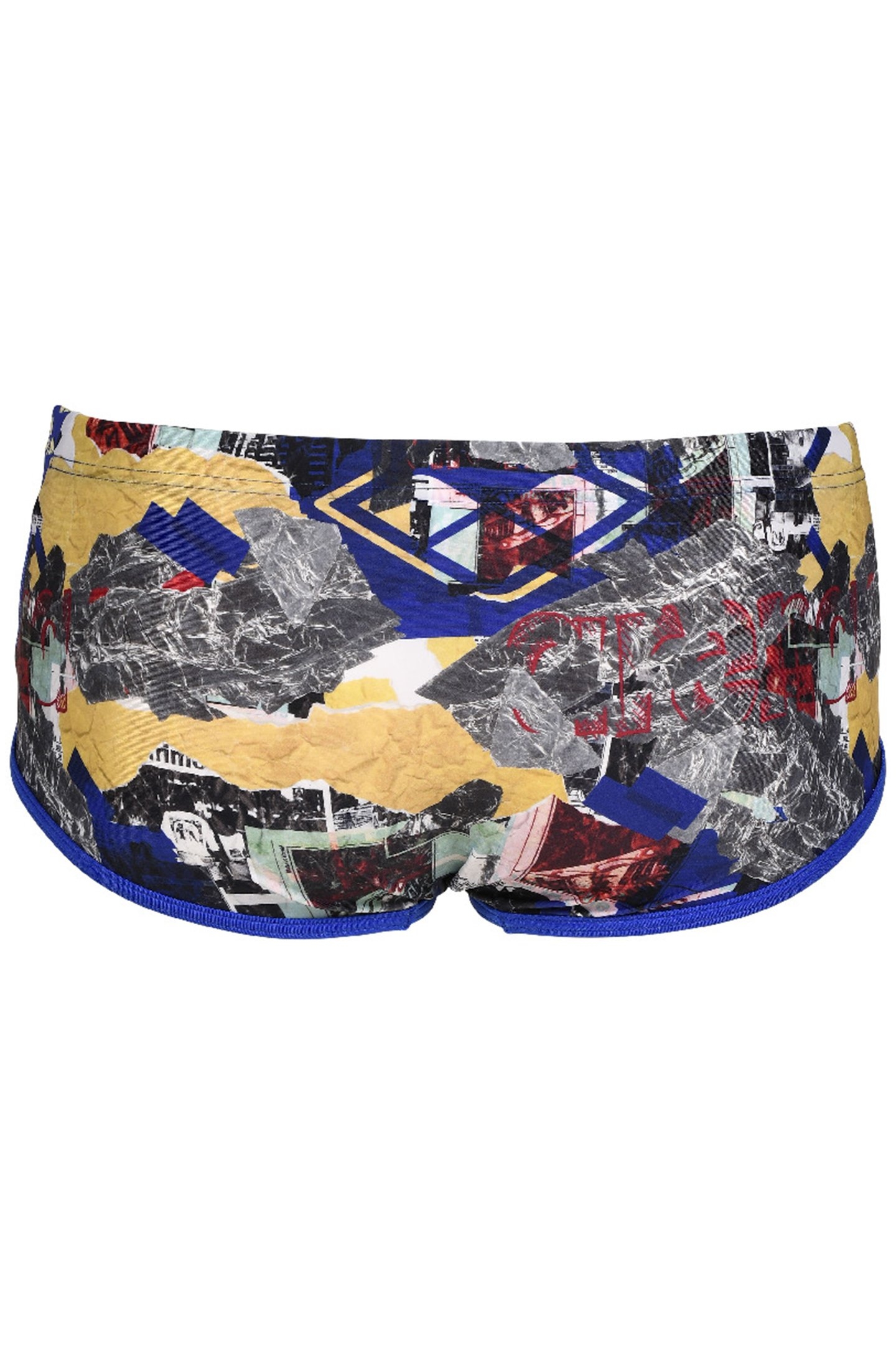 MEN'S ARENA ICONS SWIM LOW WAIST SHORT A NEON BLUE MULTI 5