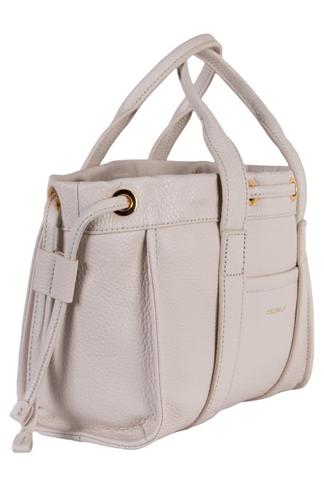 GRAINED LEATHER SMALL TOTE BAG 4