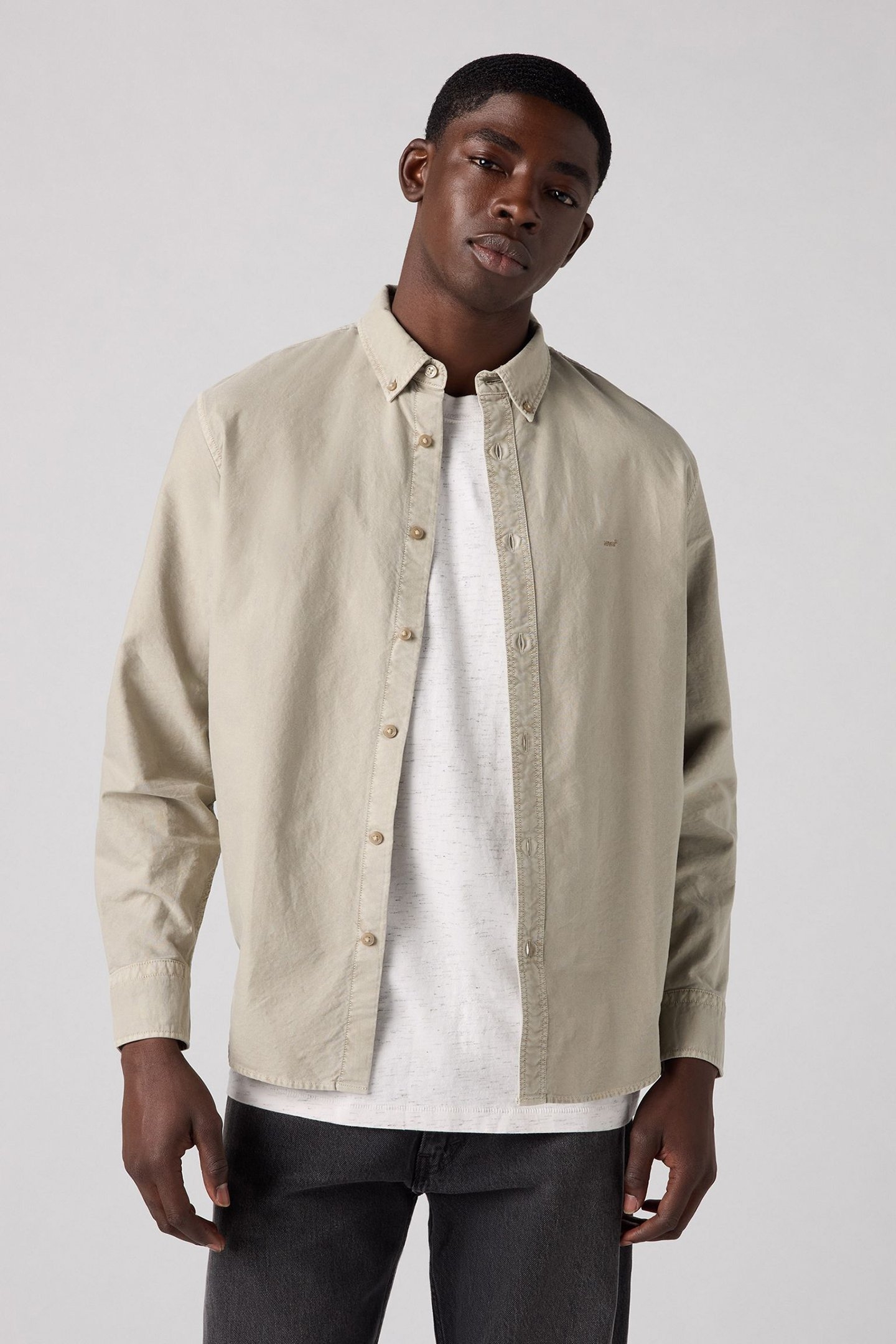 AUTHENTIC BUTTON-DOWN SHIRT NEUTRAL 4