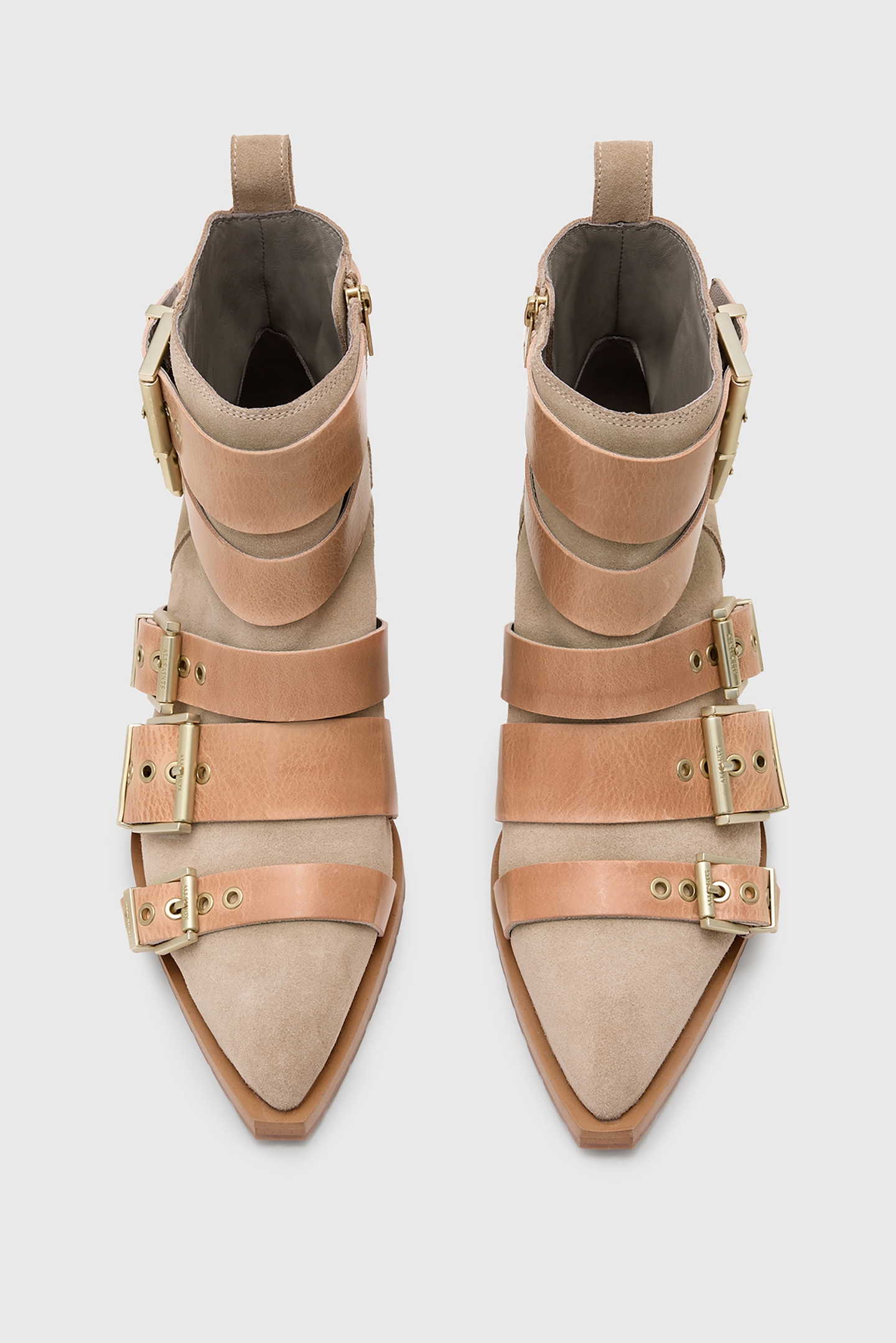 JANE BUCKLE BOOT SAND BROWN 3