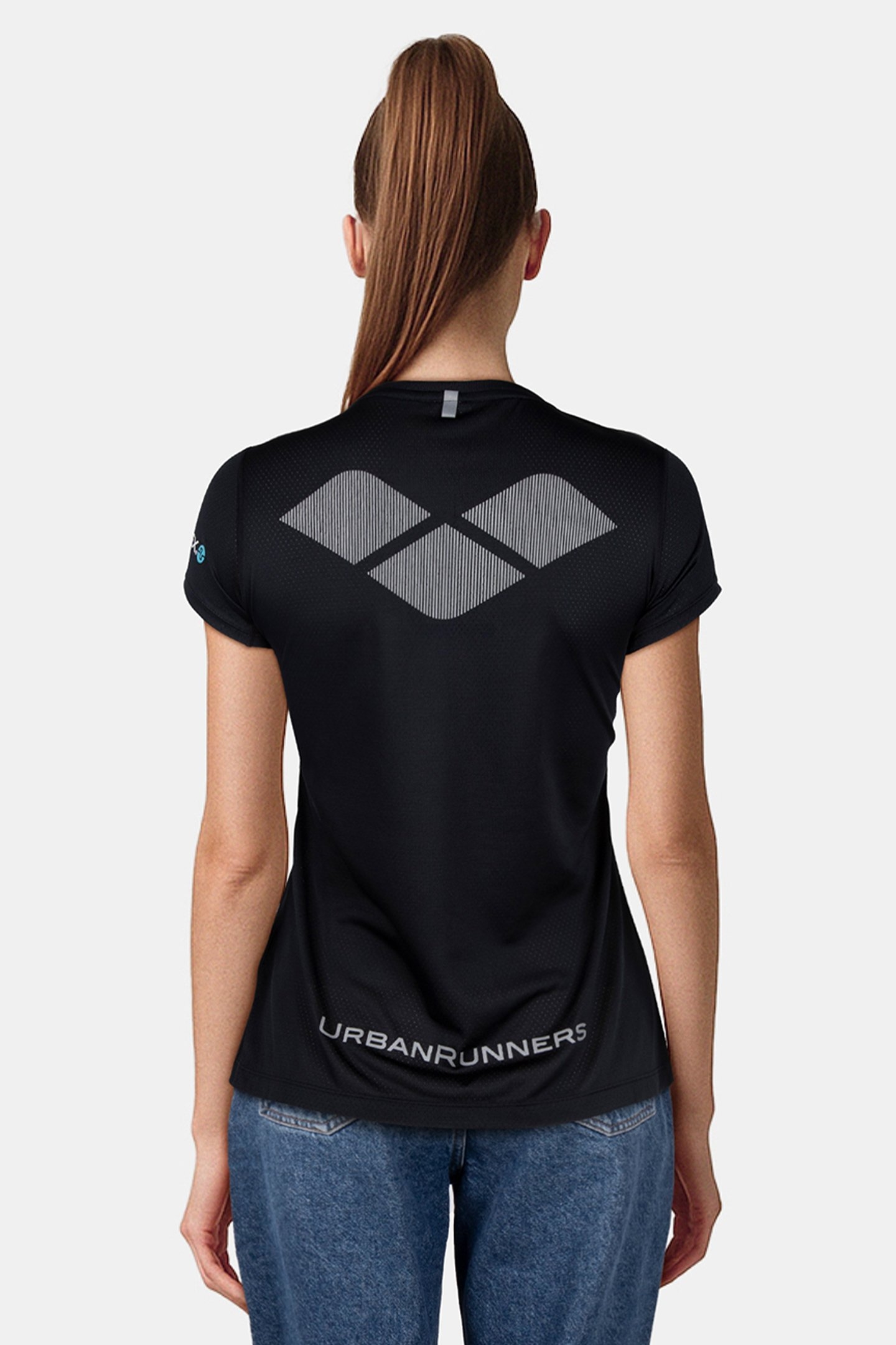 W RUN S/S MESH UR BLACK UR 2