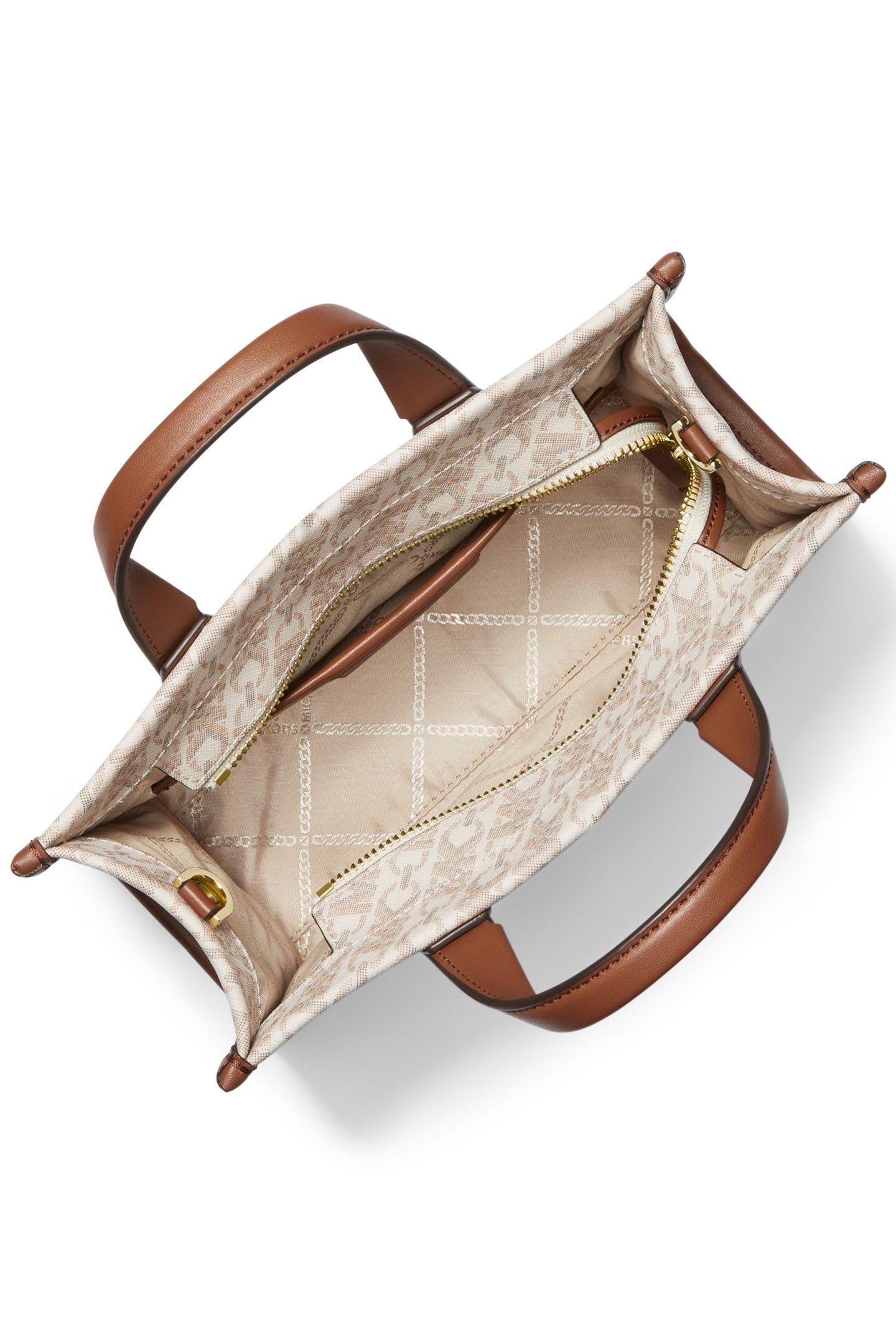 EW MESSENGER BAG IN CREAM AND BROWN 3