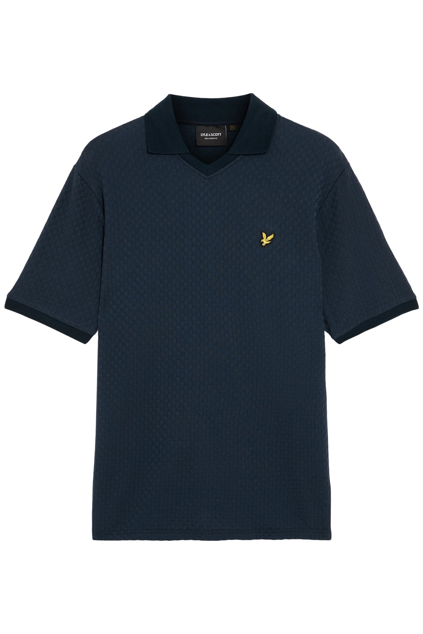 FOOTBALL COLLAR POLO SHIRT DARK NAVY 4