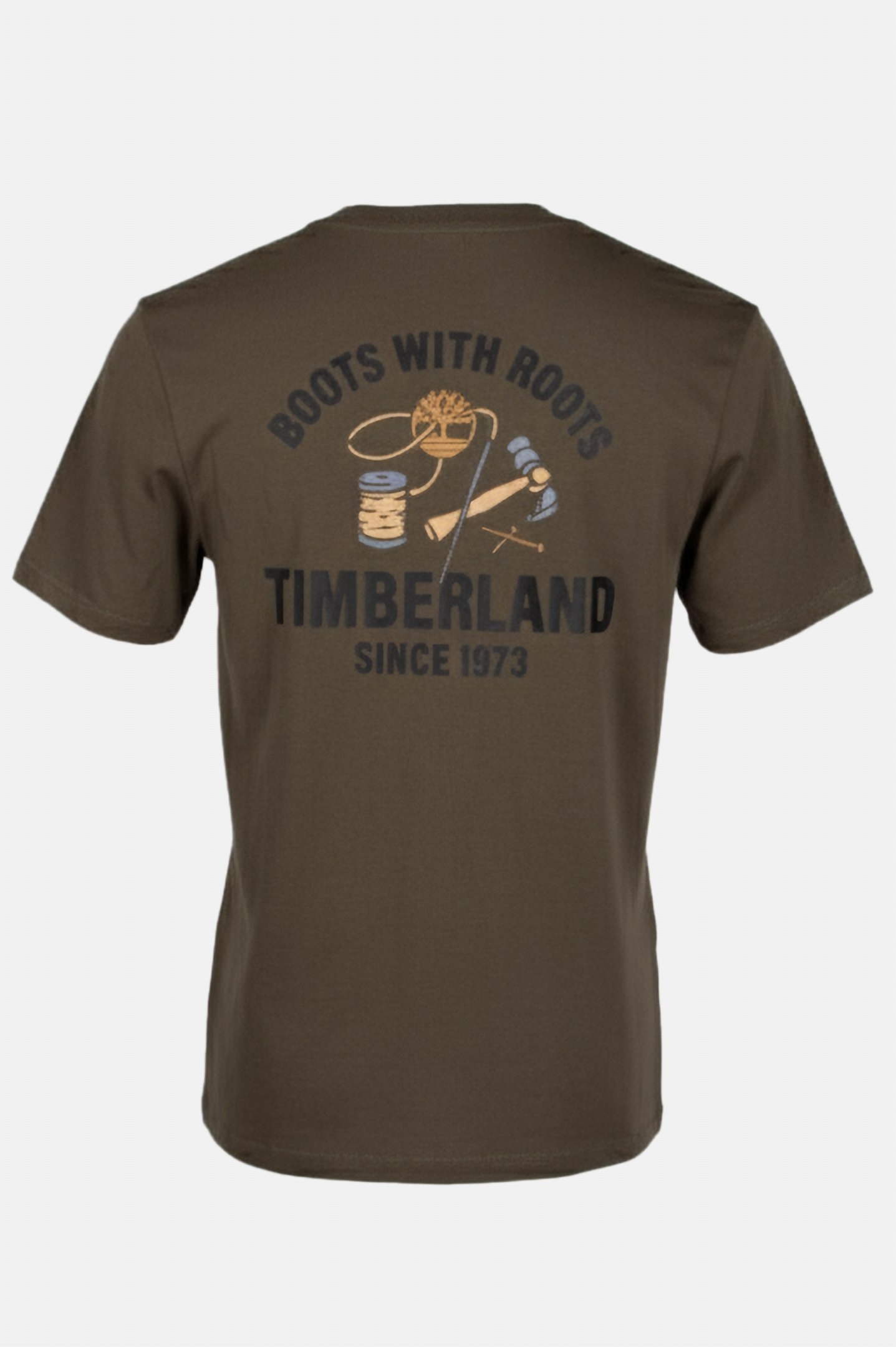 WORK INSPIRED BACK GRAPHIC TEE LEAF GREEN 4