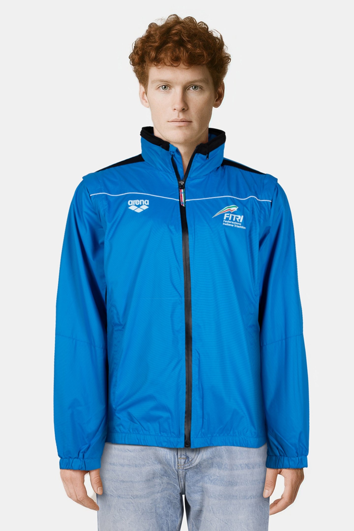 HOODED F/Z WINDBREAKER FITR PIX_BLUE,BLACK 1