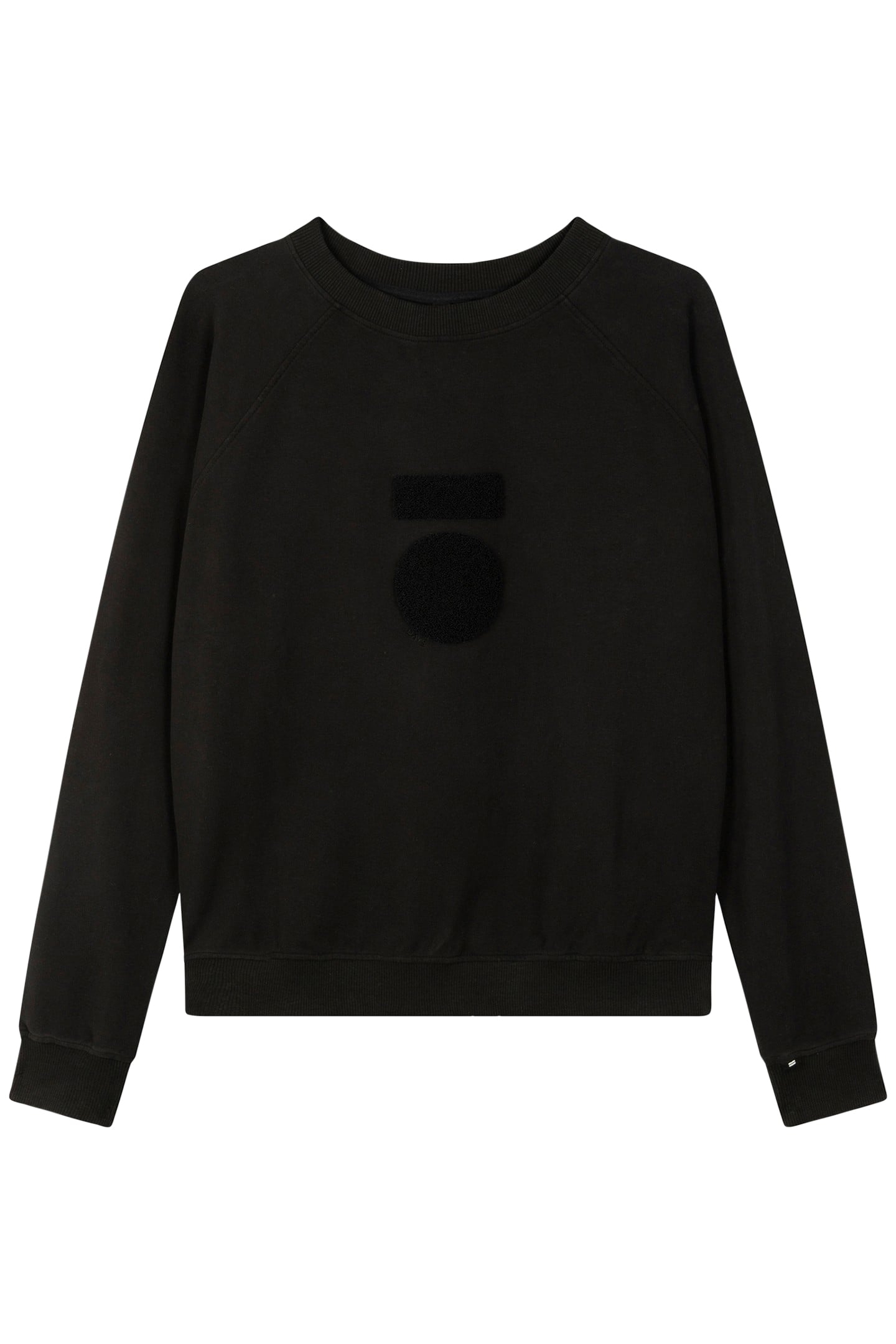 THE CREW NECK SWEATER BLACK 3