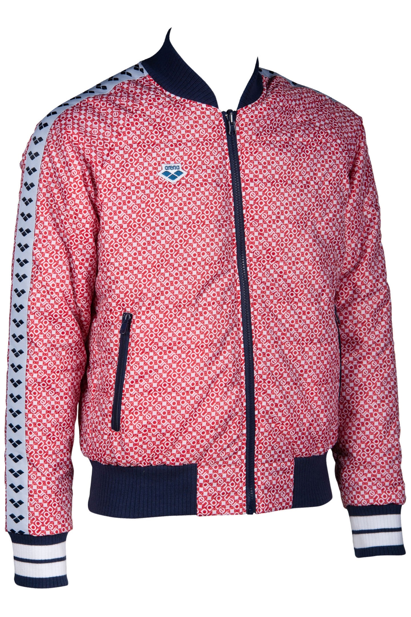 BOMBER TEAM DIAMONDS WHITE RED NAVY 7