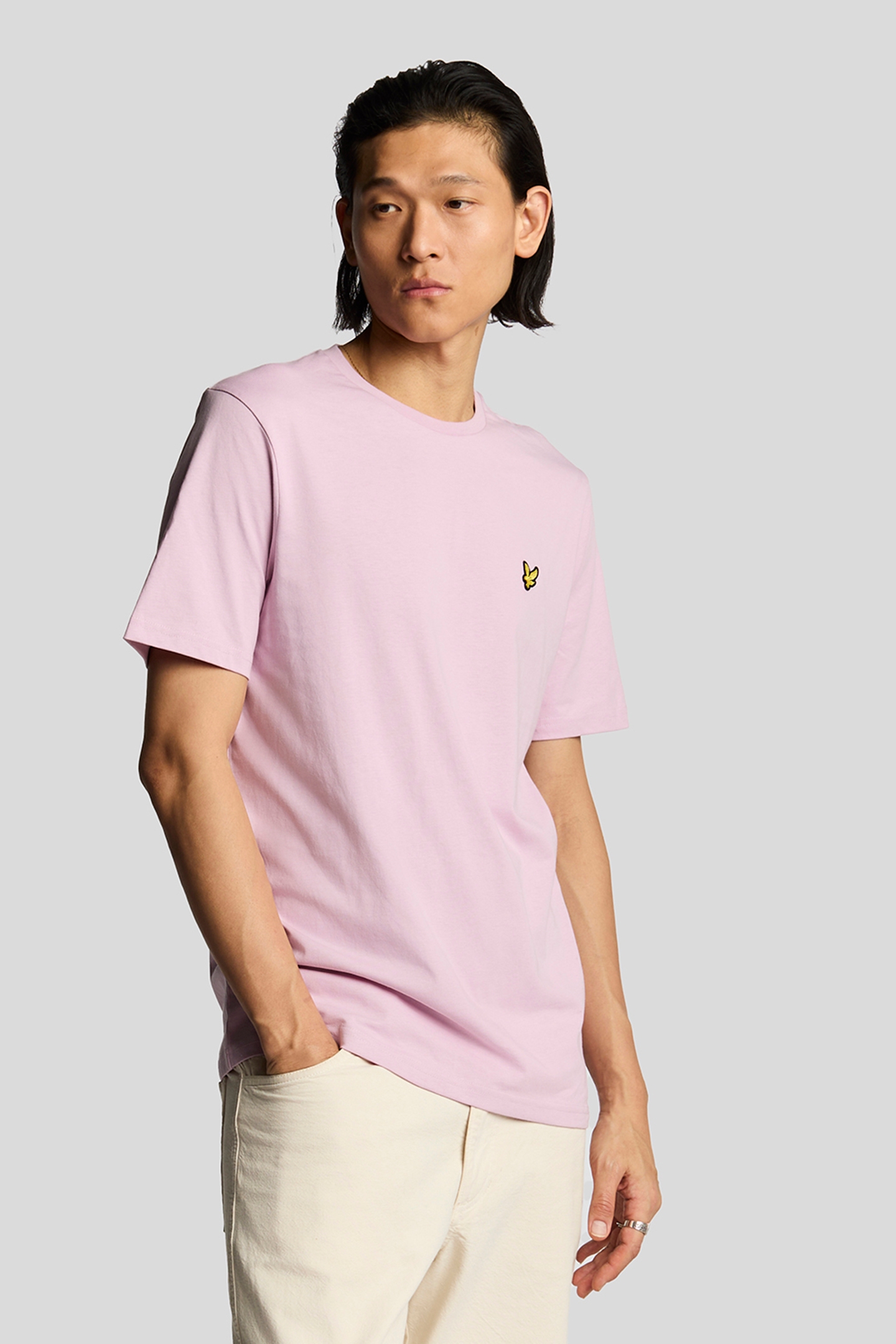 PLAIN T-SHIRT PINK LIGHT 1