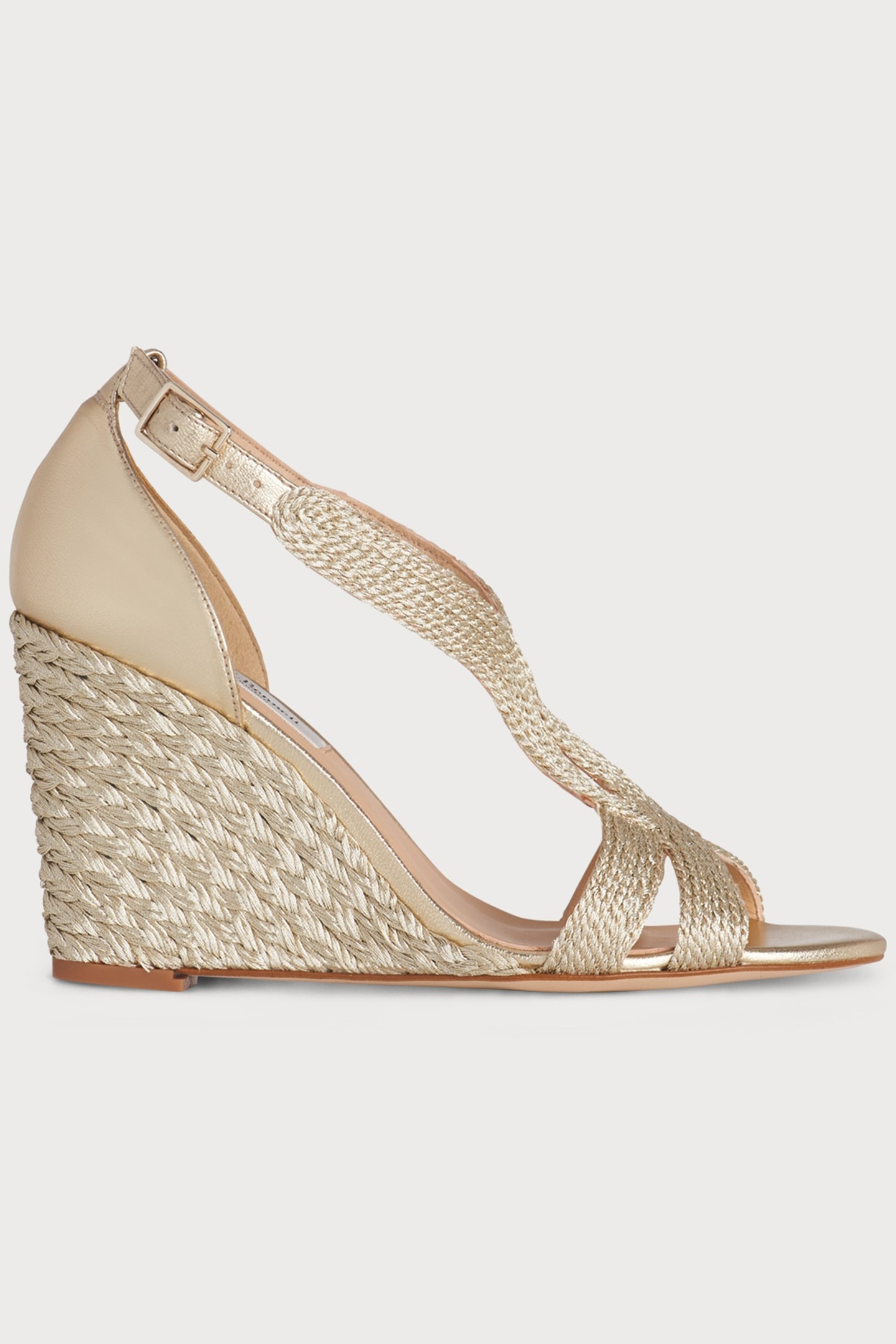 MALI - ROPE LUREX SANDAL SOFT GOLD 1