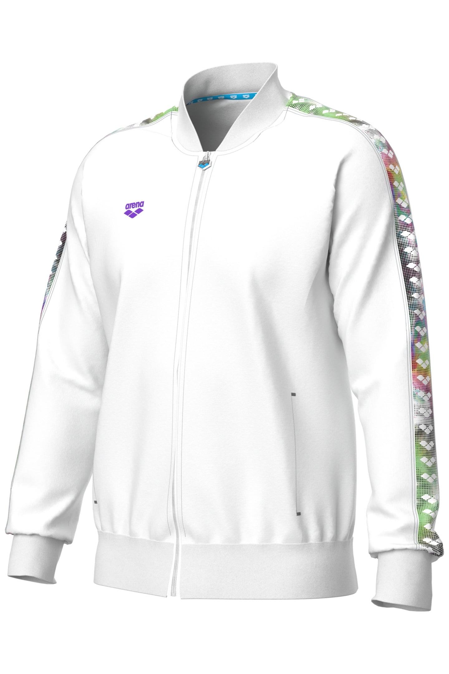 M RELAX IV TEAM JACKET WHITE MULTI WHITE 4