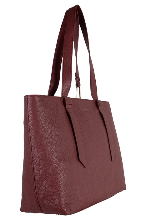 GRAINED LEATHER TOTE BAG 4