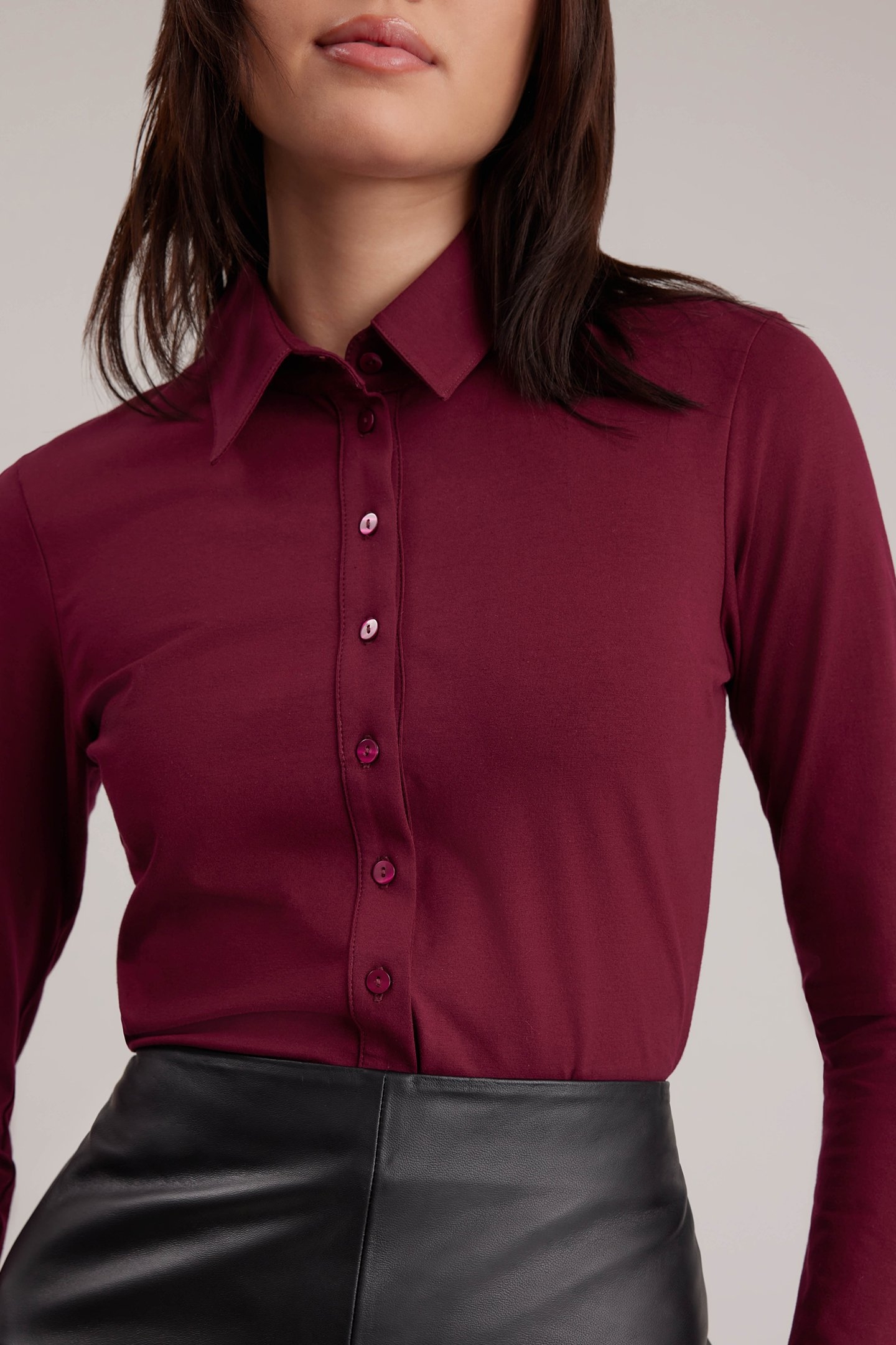 NUAGE CHEMISE BURGUNDY 6