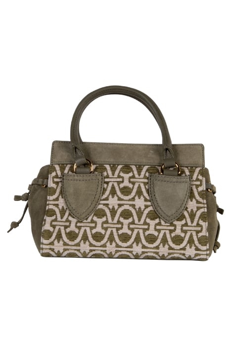 HANDBAG IN MIXED FABRIC 3