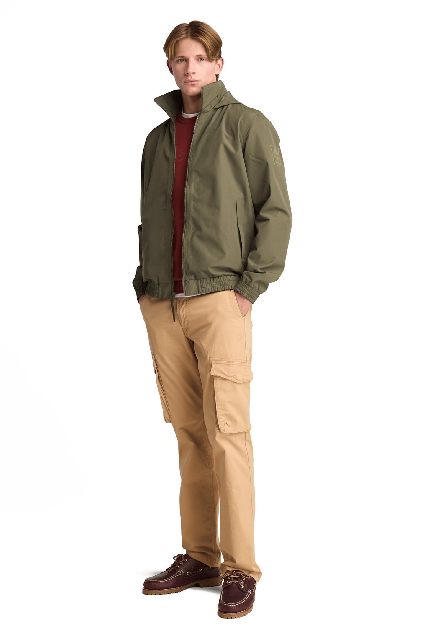 WATERPROOF BOMBER JACKET LEAF GREEN 3