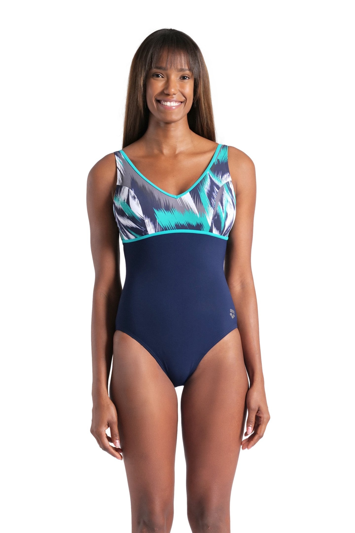 WOMEN'S BODYLIFT SWIMSUIT JENNIFER WING NAVY MULTI NAVY BALI 1
