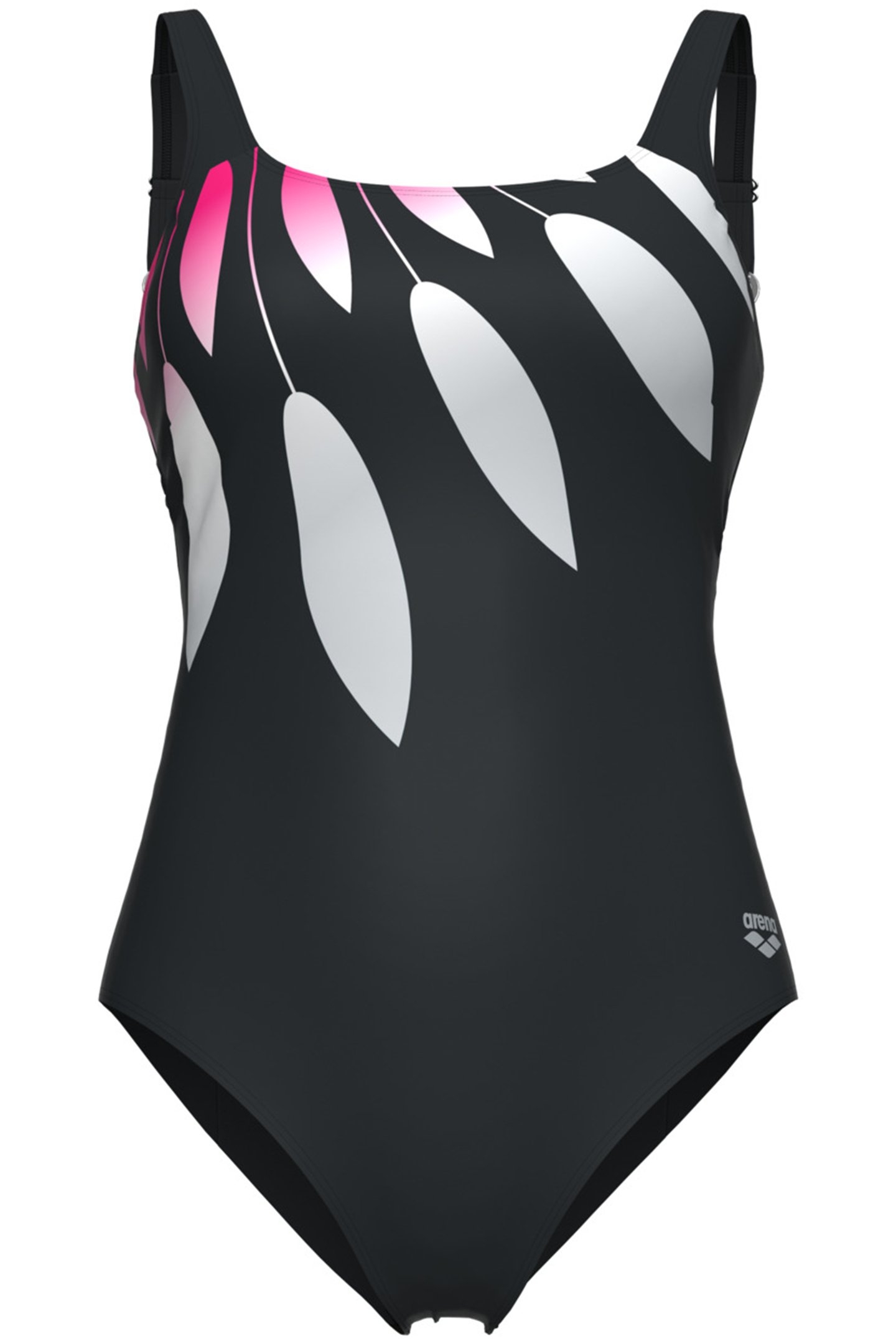 WOMEN'S ARENA SWIMSUIT GIULIANA SQUARED NIGHT GREY NIGHT GRE 4