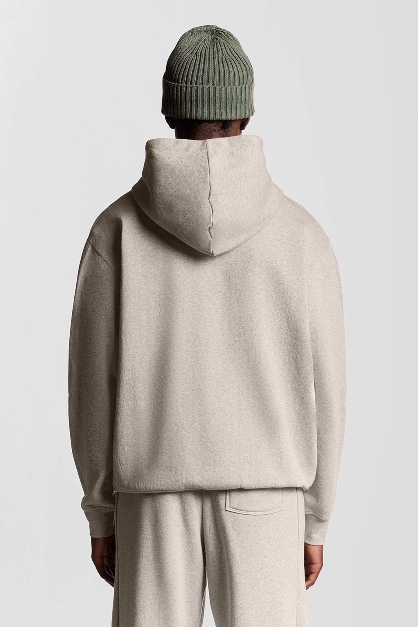 LOUNGEWEAR ZIP THROUGH HOODIE OATMEAL MARL 2